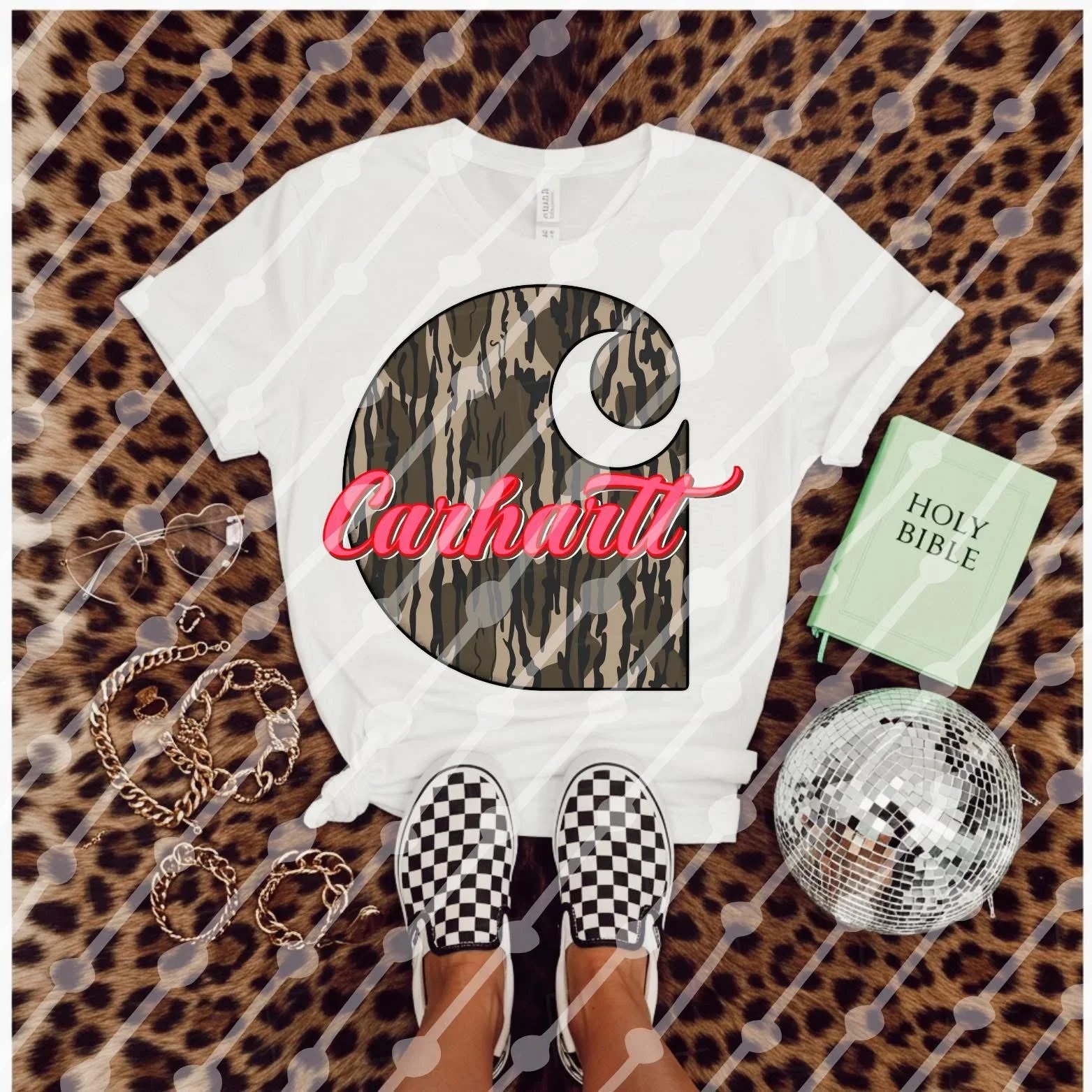 Pink Camo C@rhartt