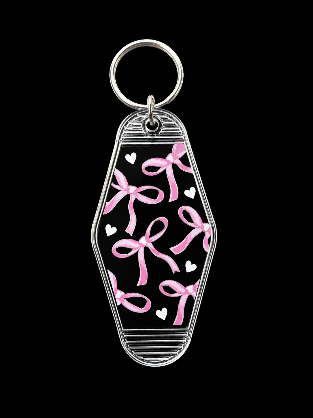 Pink Bows Keychain