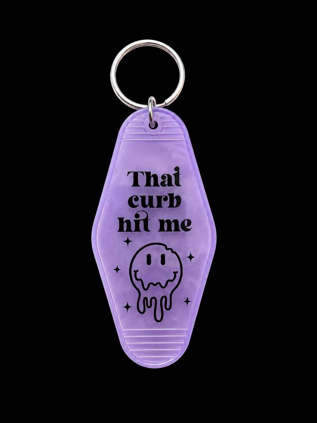 That Curb Hit Me Keychain