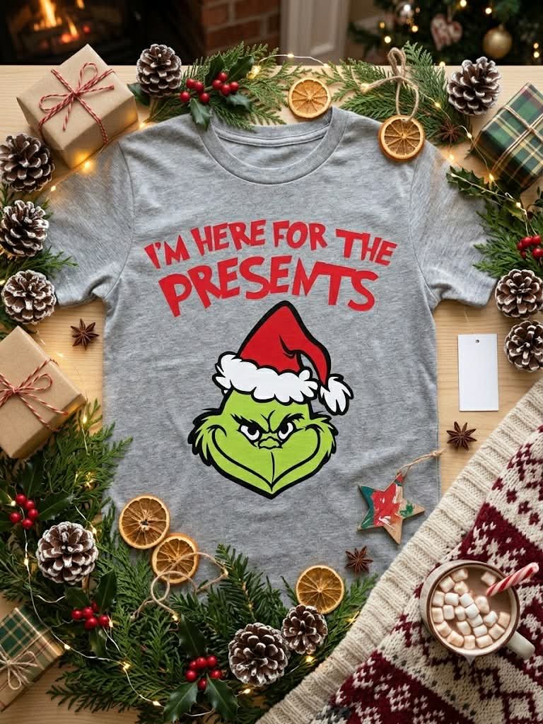 I'M HERE FOR THE PRESENTS