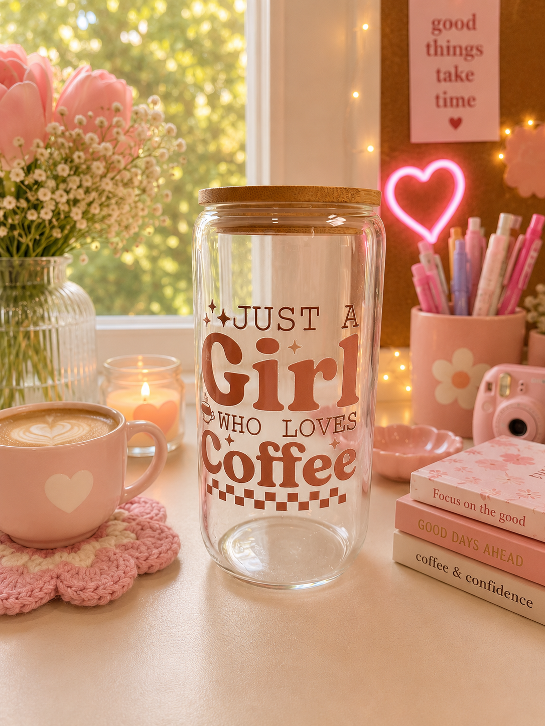 Just A Girl Who Loves Coffee- cup