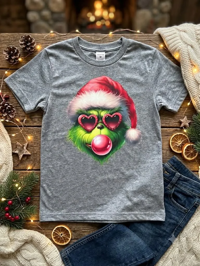 Bubble Gum Grinch