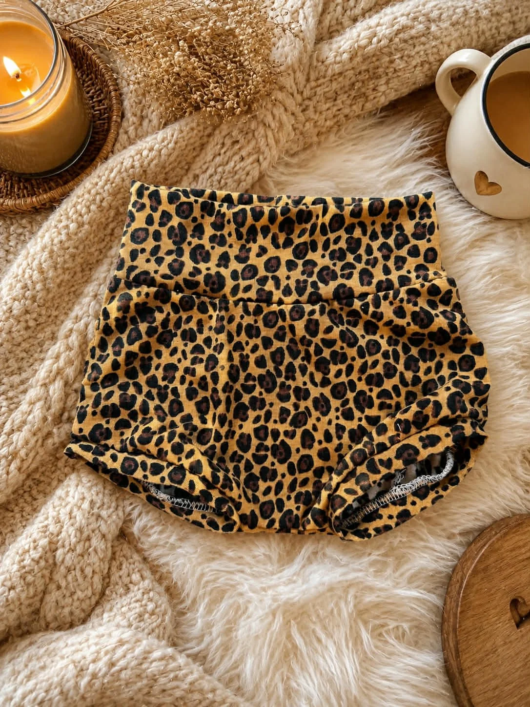 Cheetah Bummies: 6/9 months
