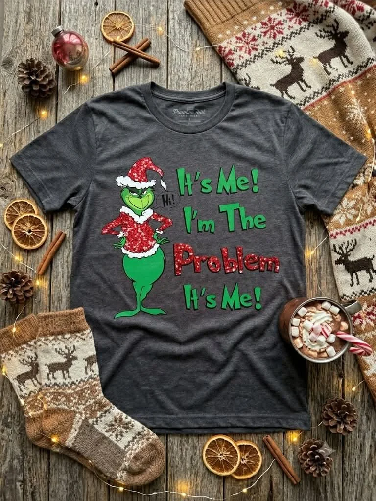 Its me, I'm the problem Grinch - adult (1).JPG