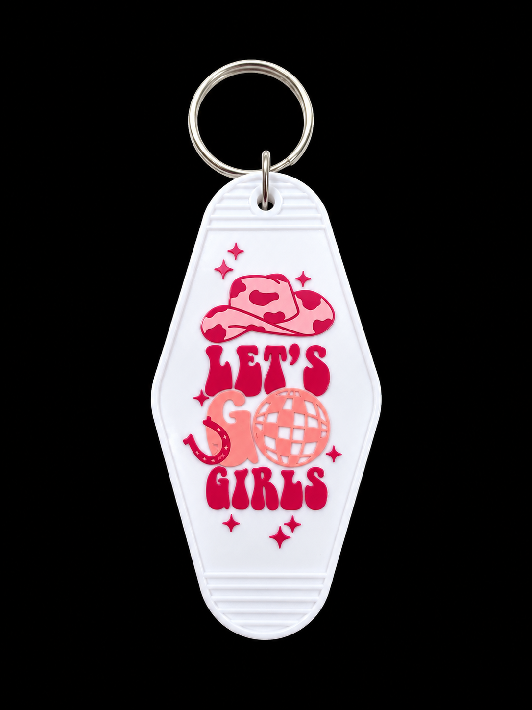 Let's Go Girls Keychain