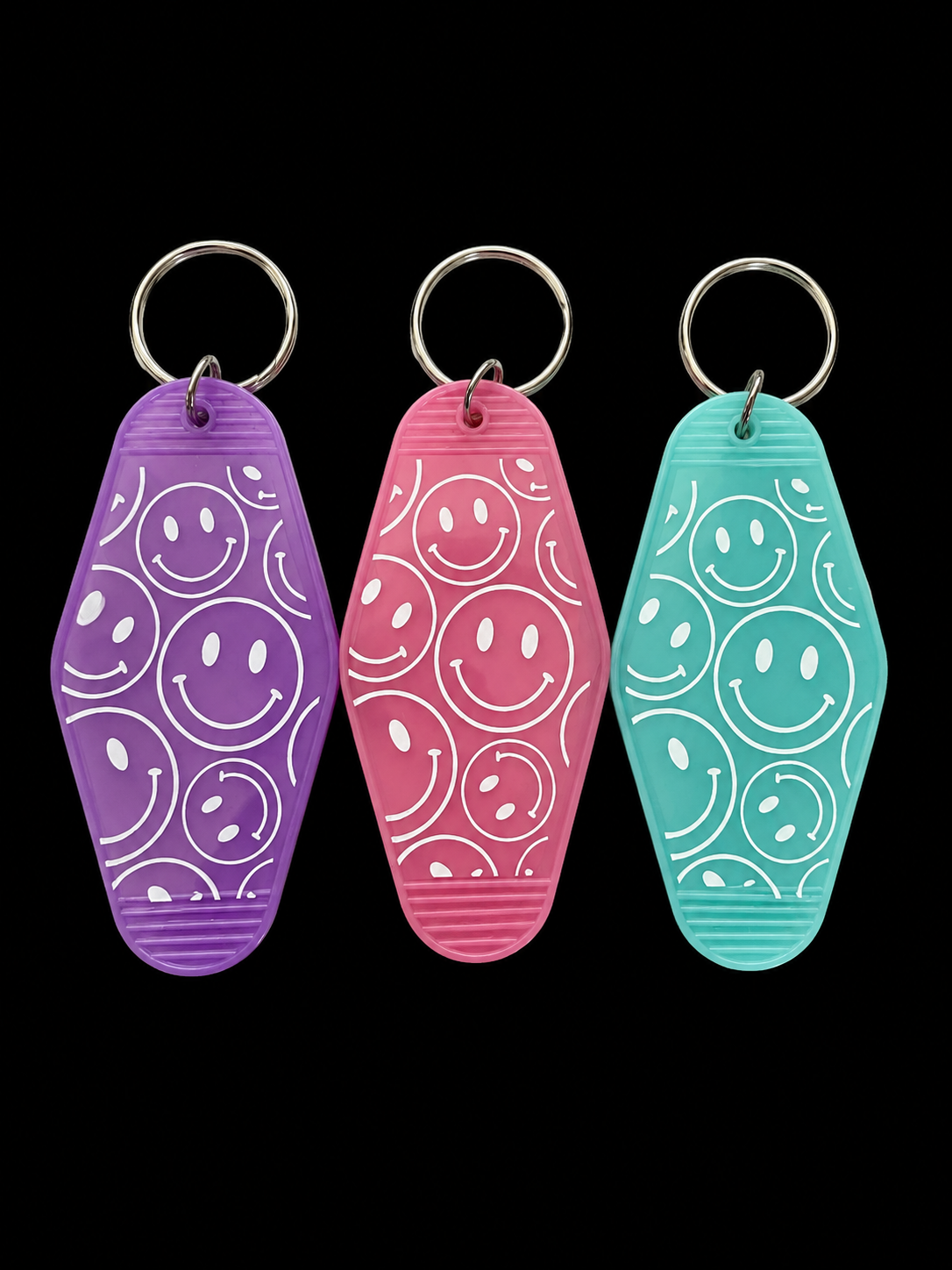 Smiley Faces Keychains