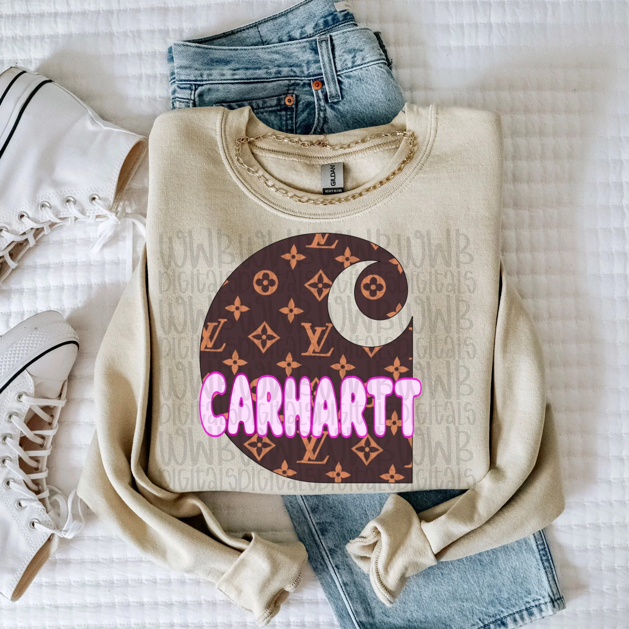 Louis V. C@rthartt- Crewneck