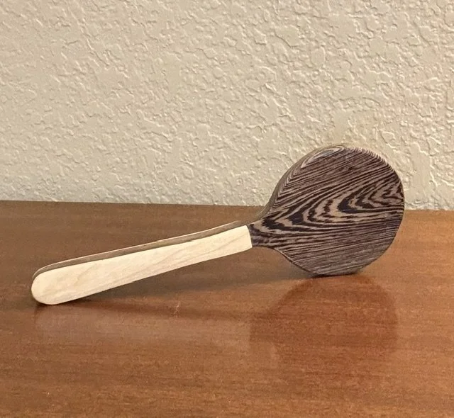 Round Wenge & Maple Paddle