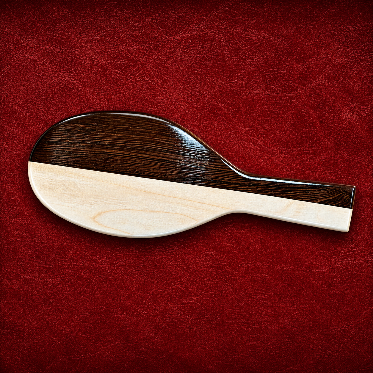 Large Oval Wenge & Maple Paddle