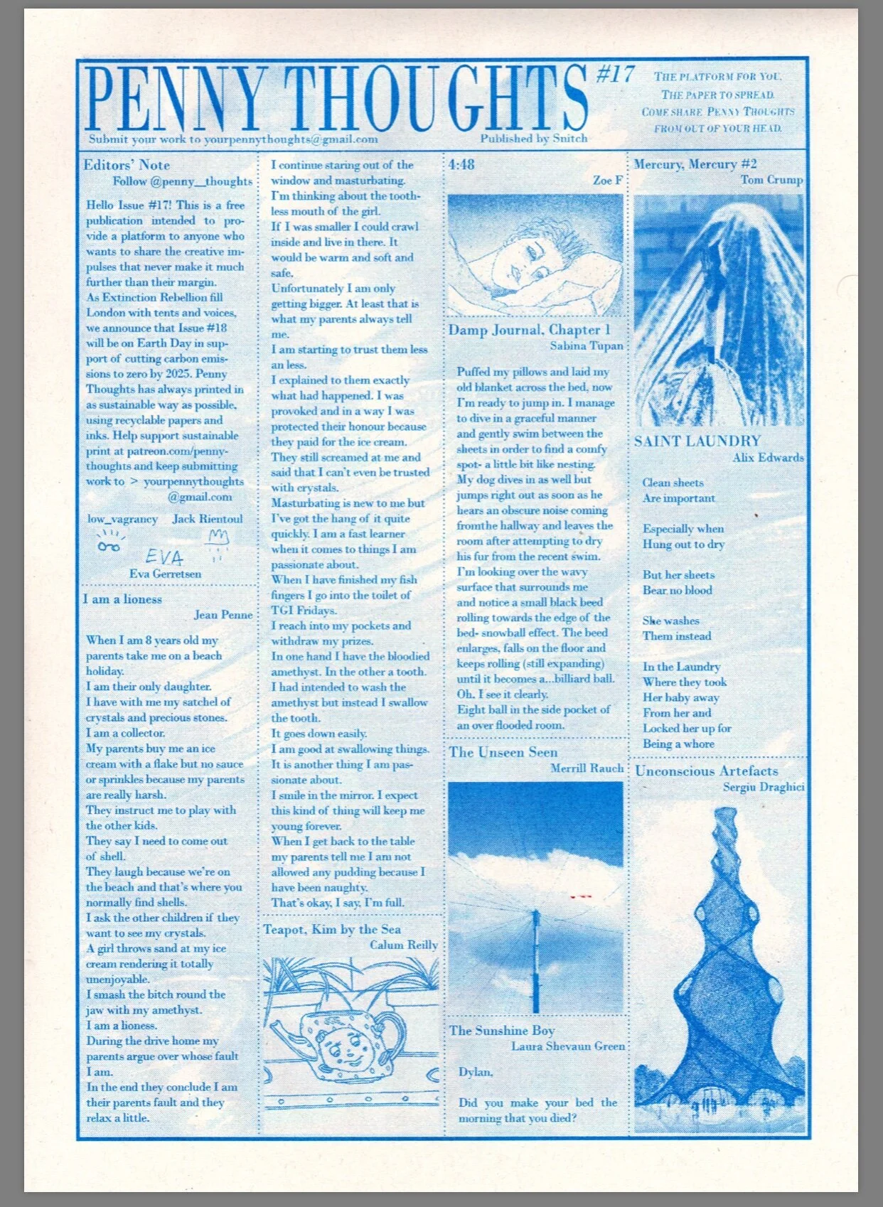 Penny Thoughts Issue 17 (2019) - Manchester, UK