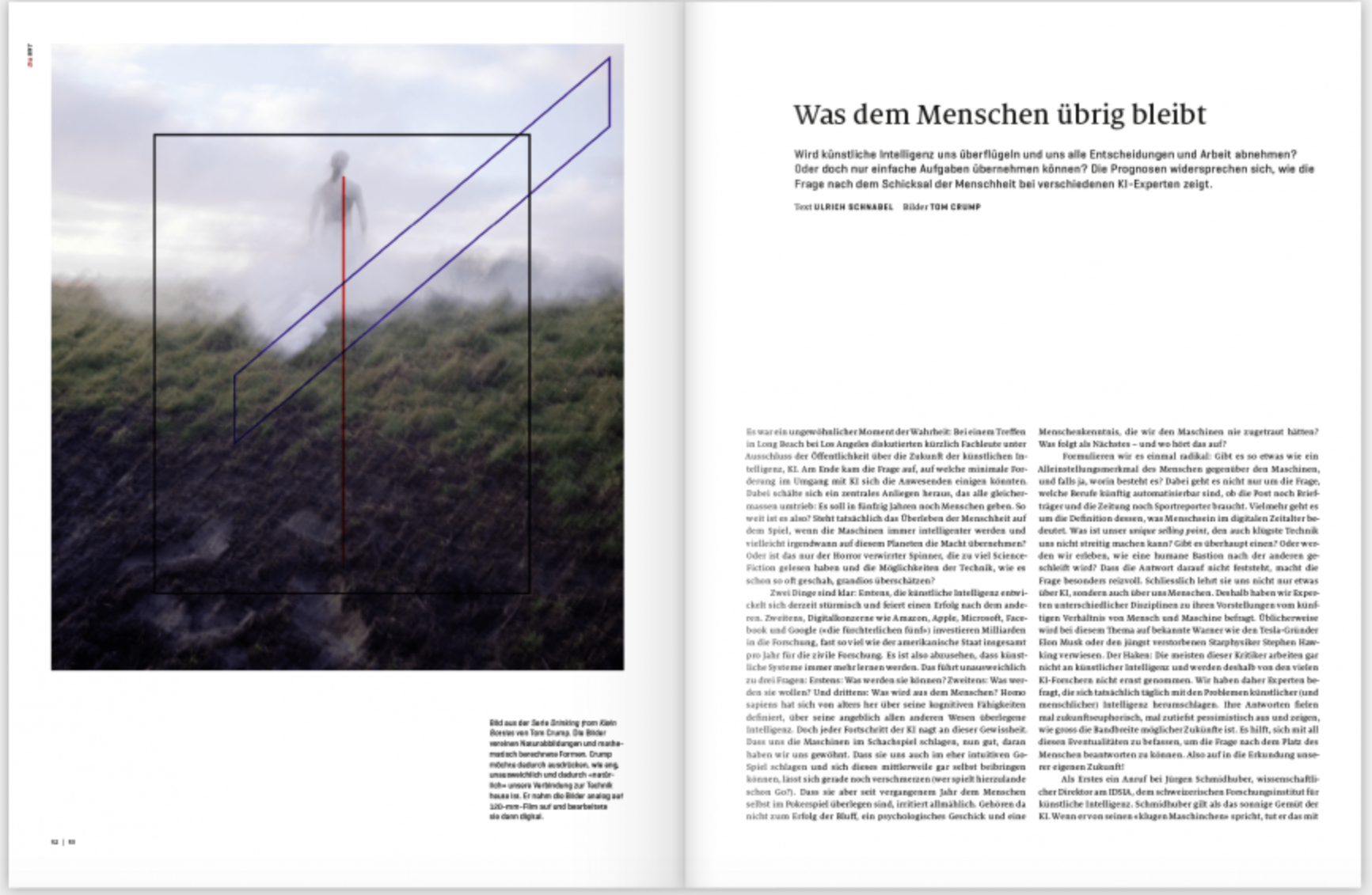 Feature in Du Magazin (2019) - Zurich, Switzerland