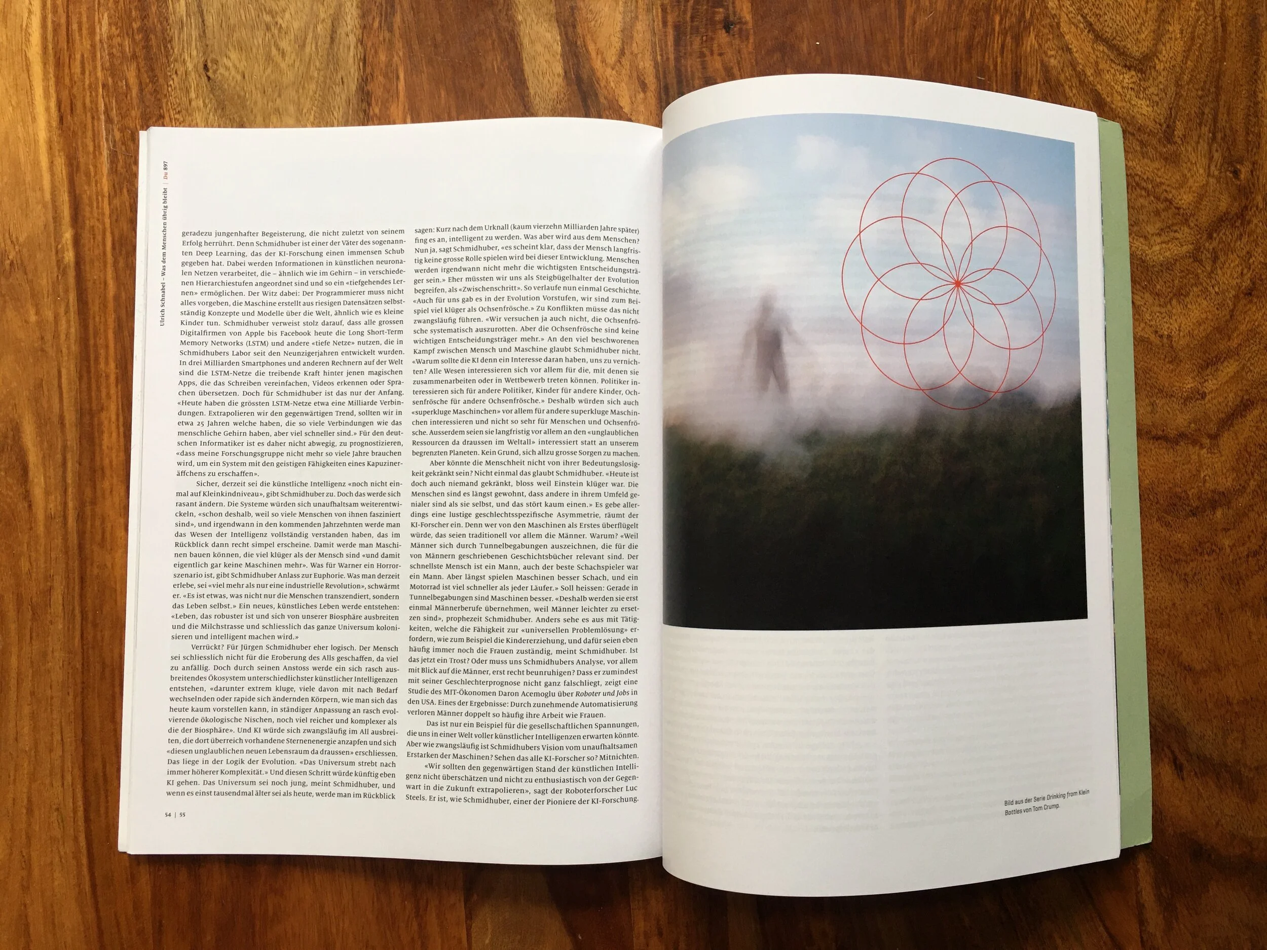 Feature in Du Magazin (2019) - Zurich, Switzerland