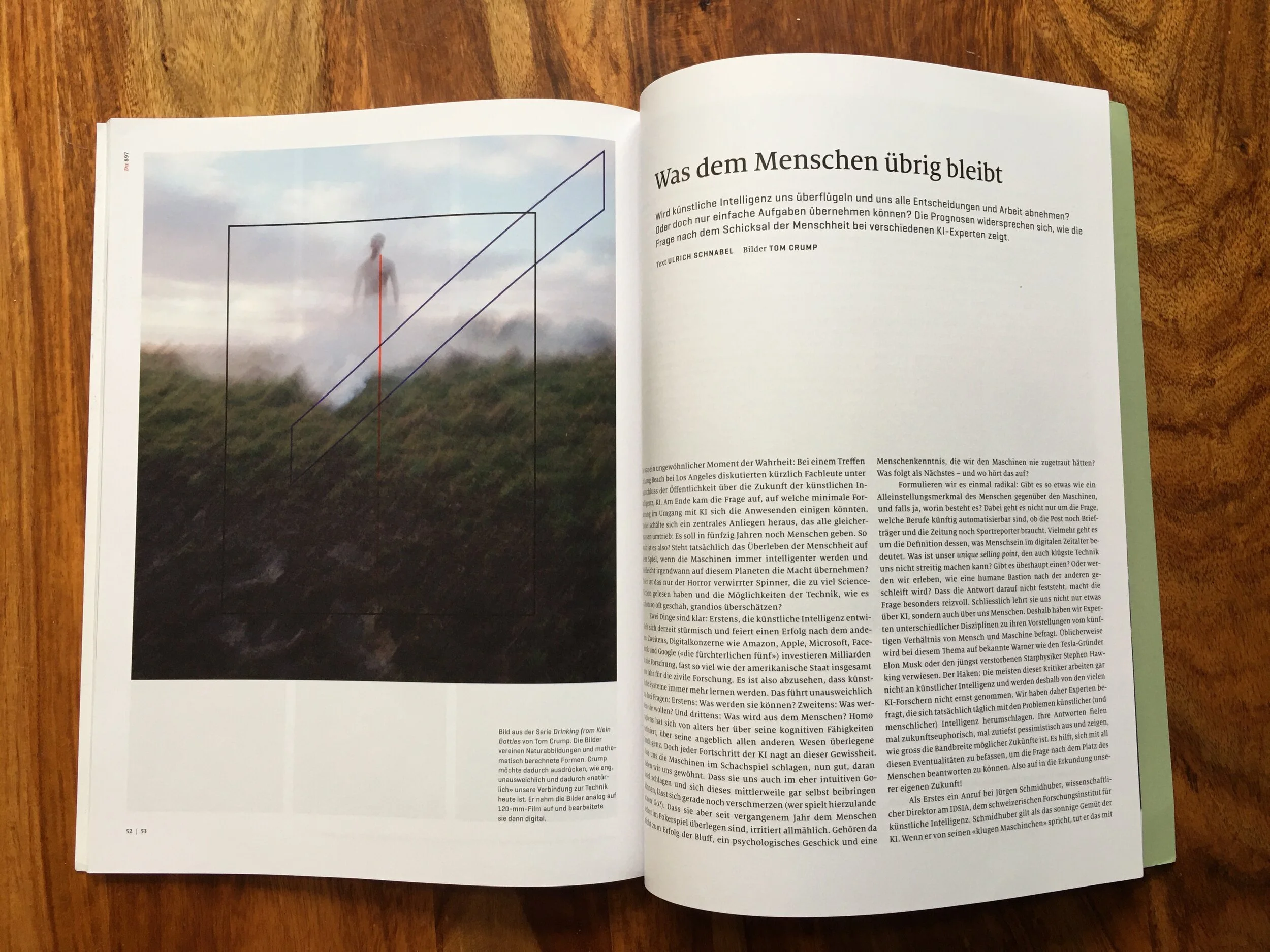 Feature in Du Magazin (2019) - Zurich, Switzerland