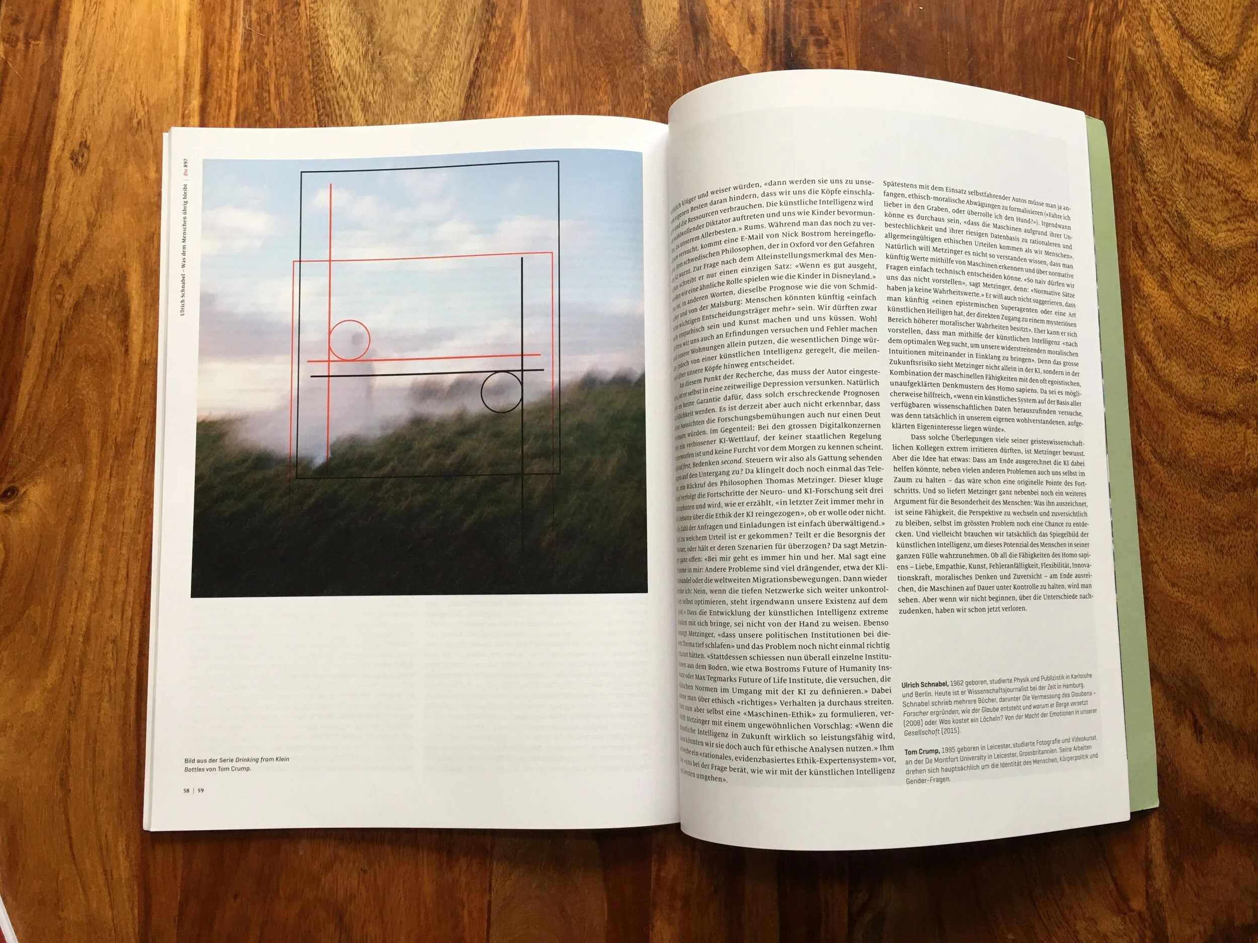Feature in Du Magazin (2019) - Zurich, Switzerland