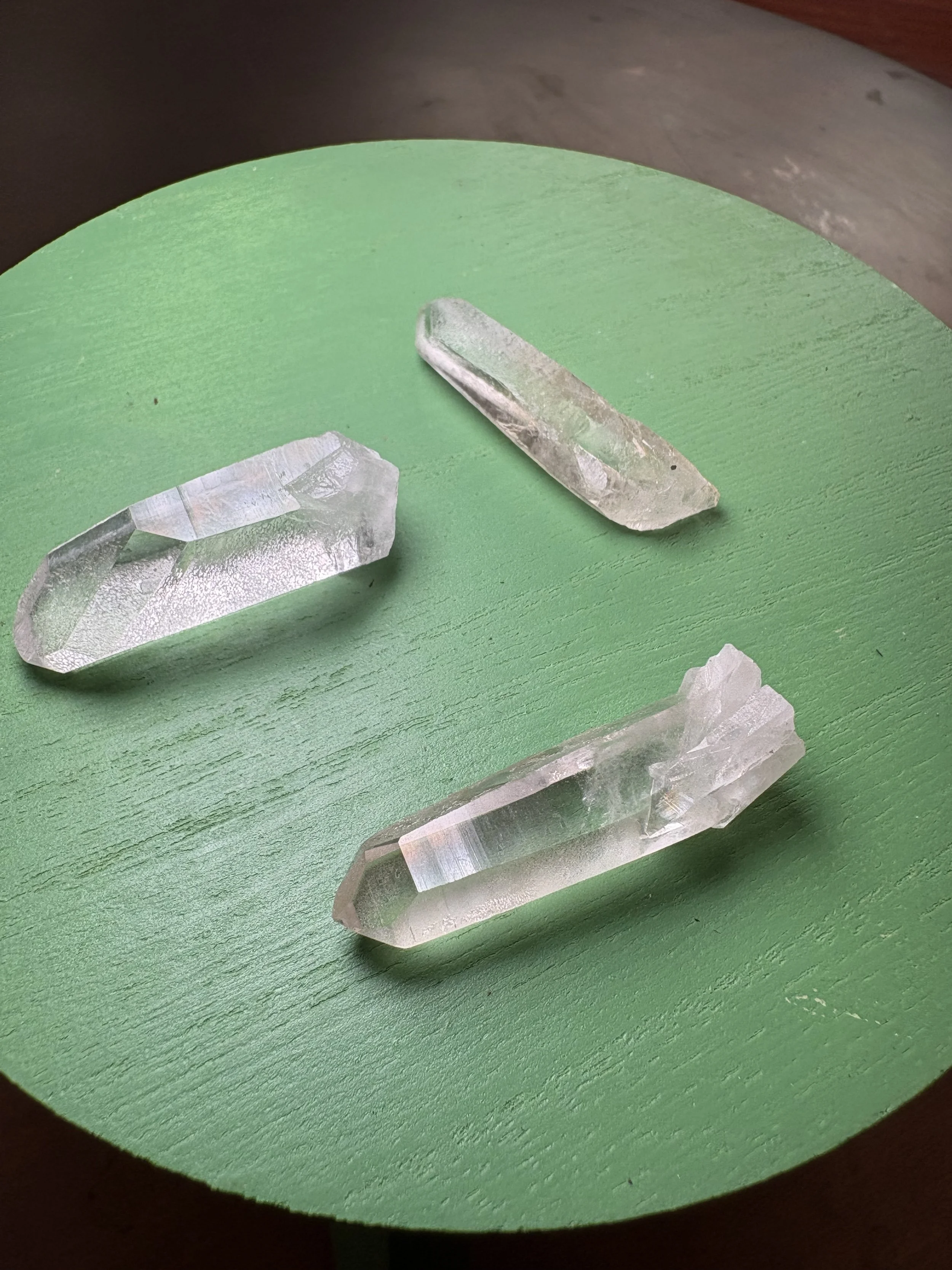 Raw Clear Quartz Point from Brazil