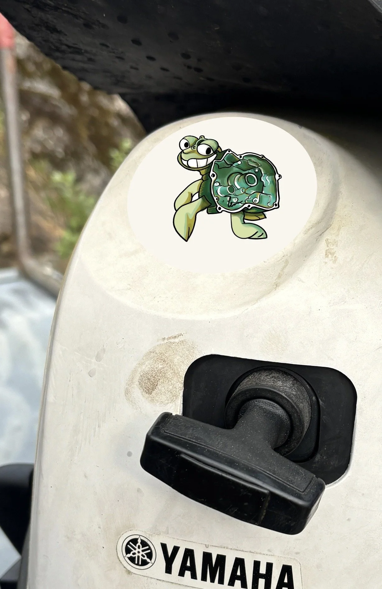 Yamaha illustrated turtle