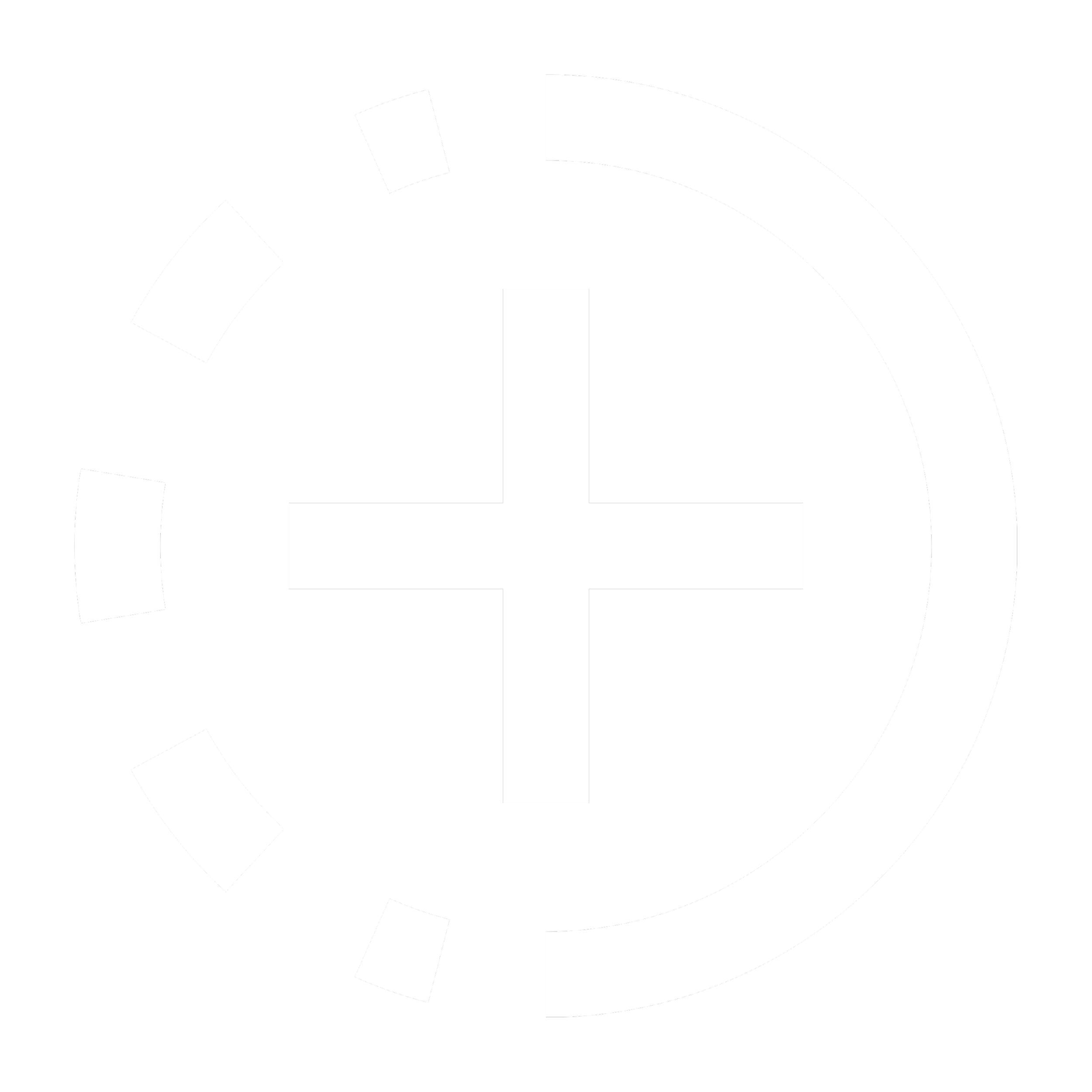 Black and white icon of a wheel with a wrench crossing over it, indicating machine repair or maintenance.