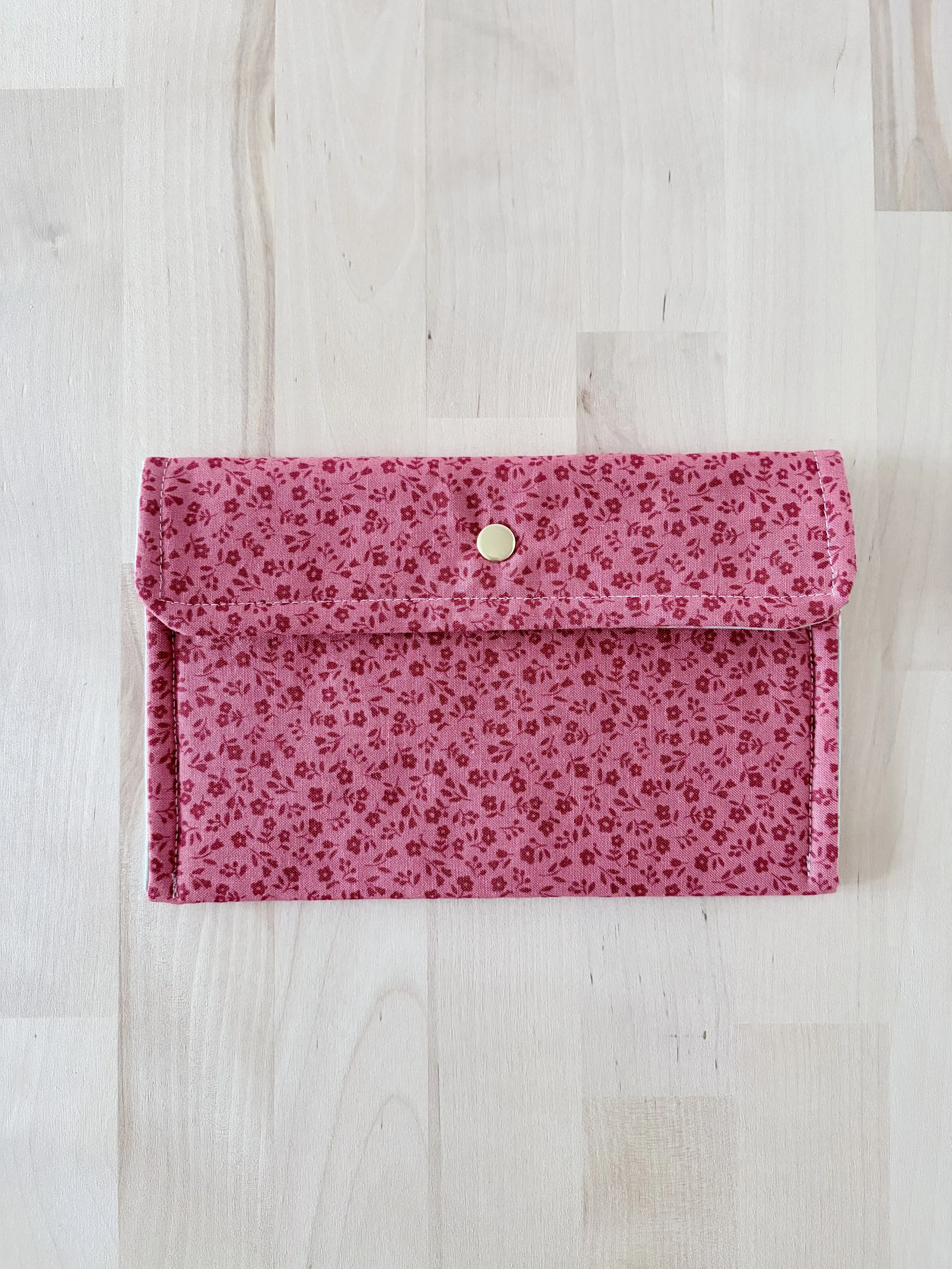 Pink Petite Floral Pouch
