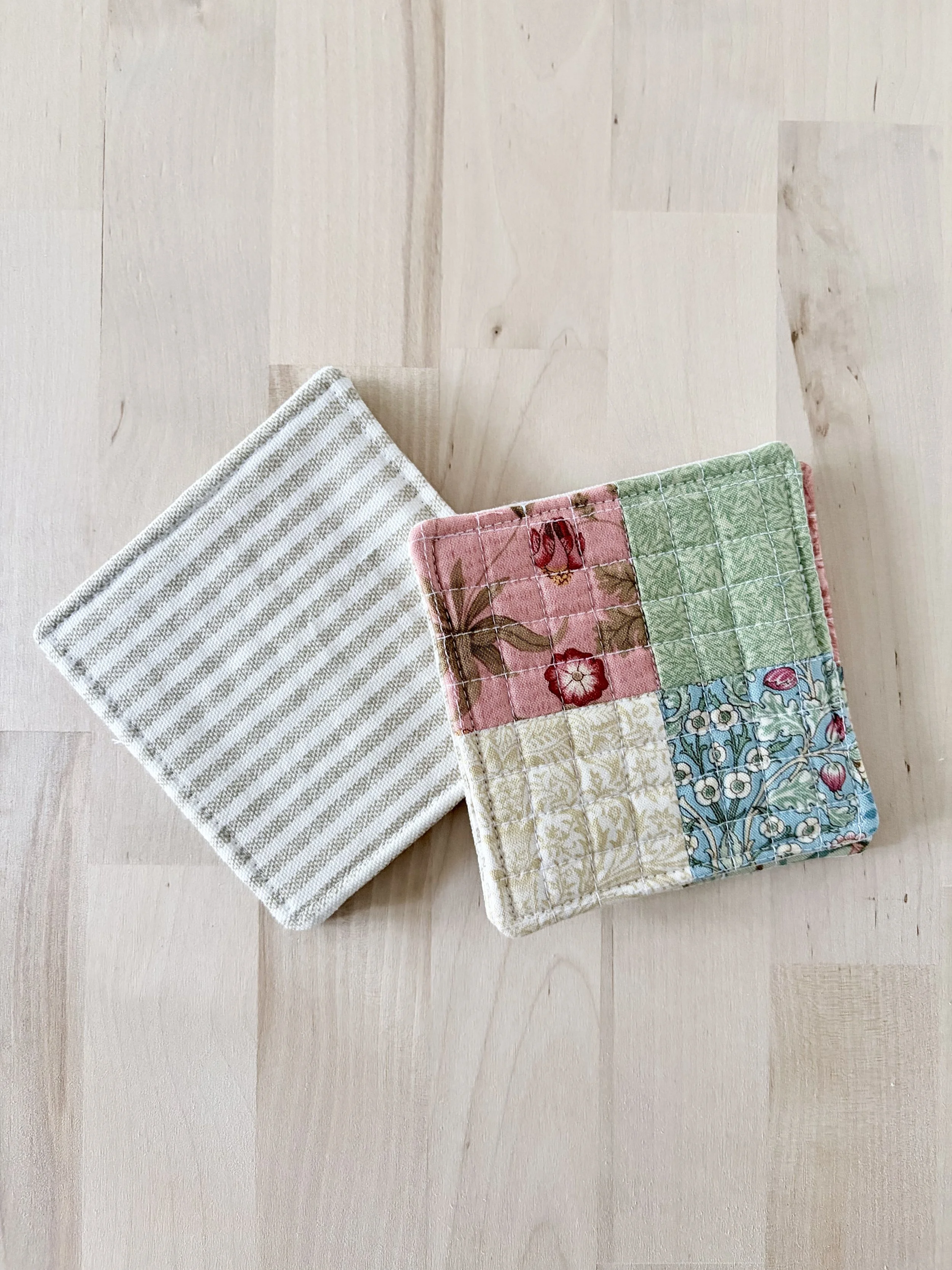 Morris & Co Patchwork Quilted Coasters