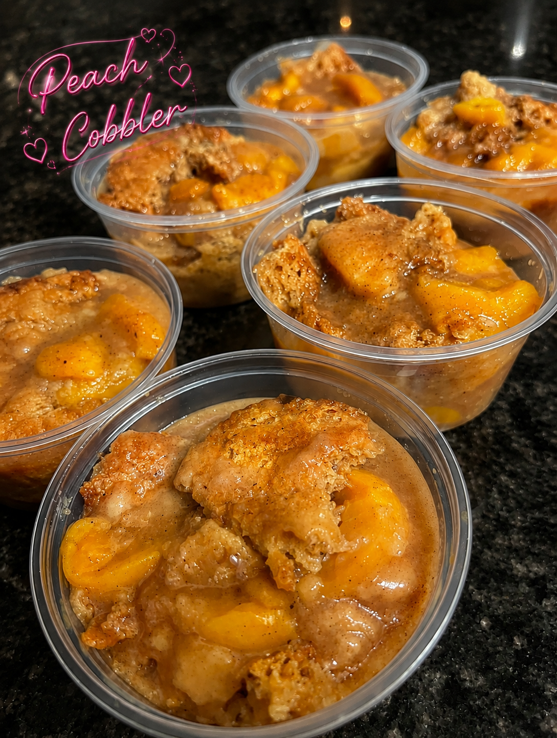 Peach Cobbler - $5