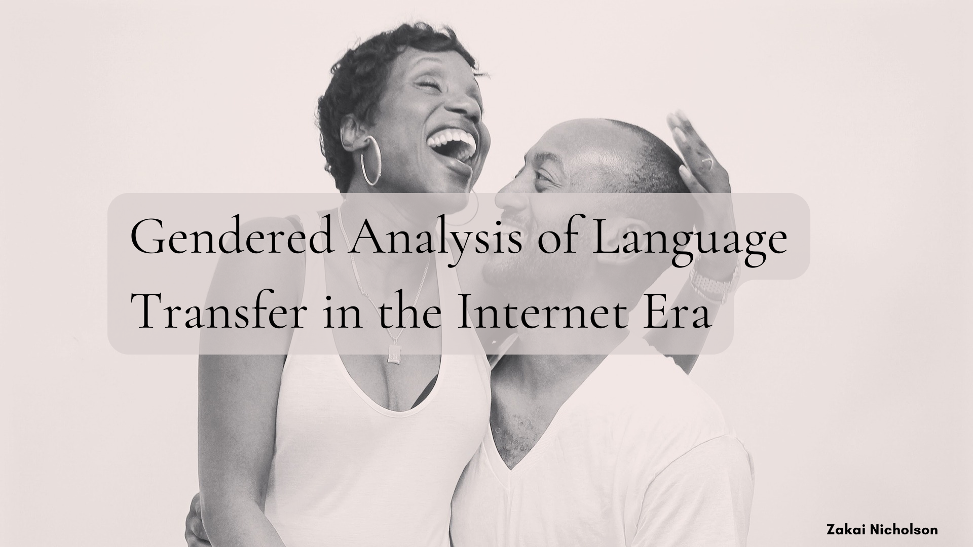 Gendered Analysis of Language Transfer in the Internet Era