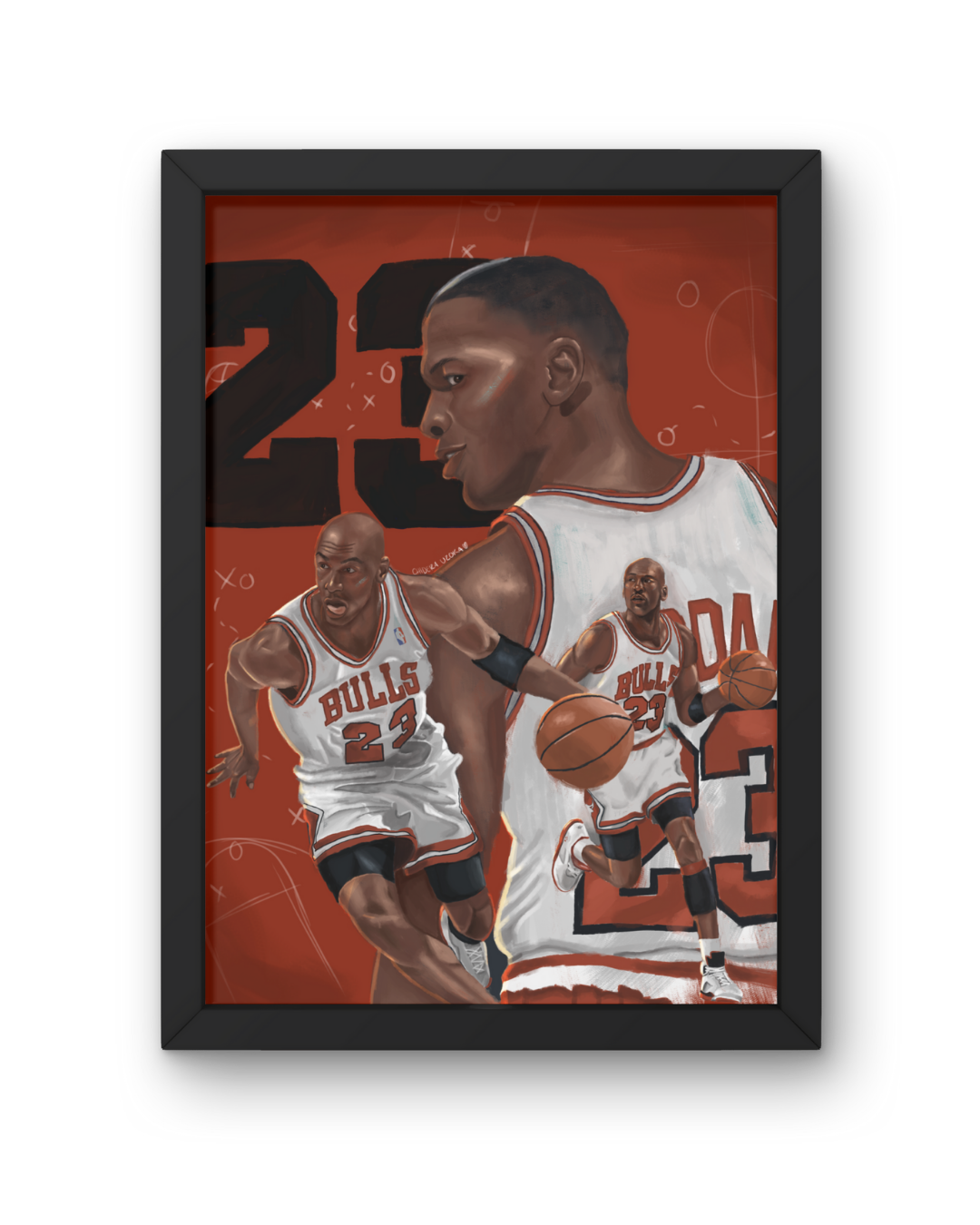 Michael Jordan – Custom Print & Poster | Basketball Legend Wall Art