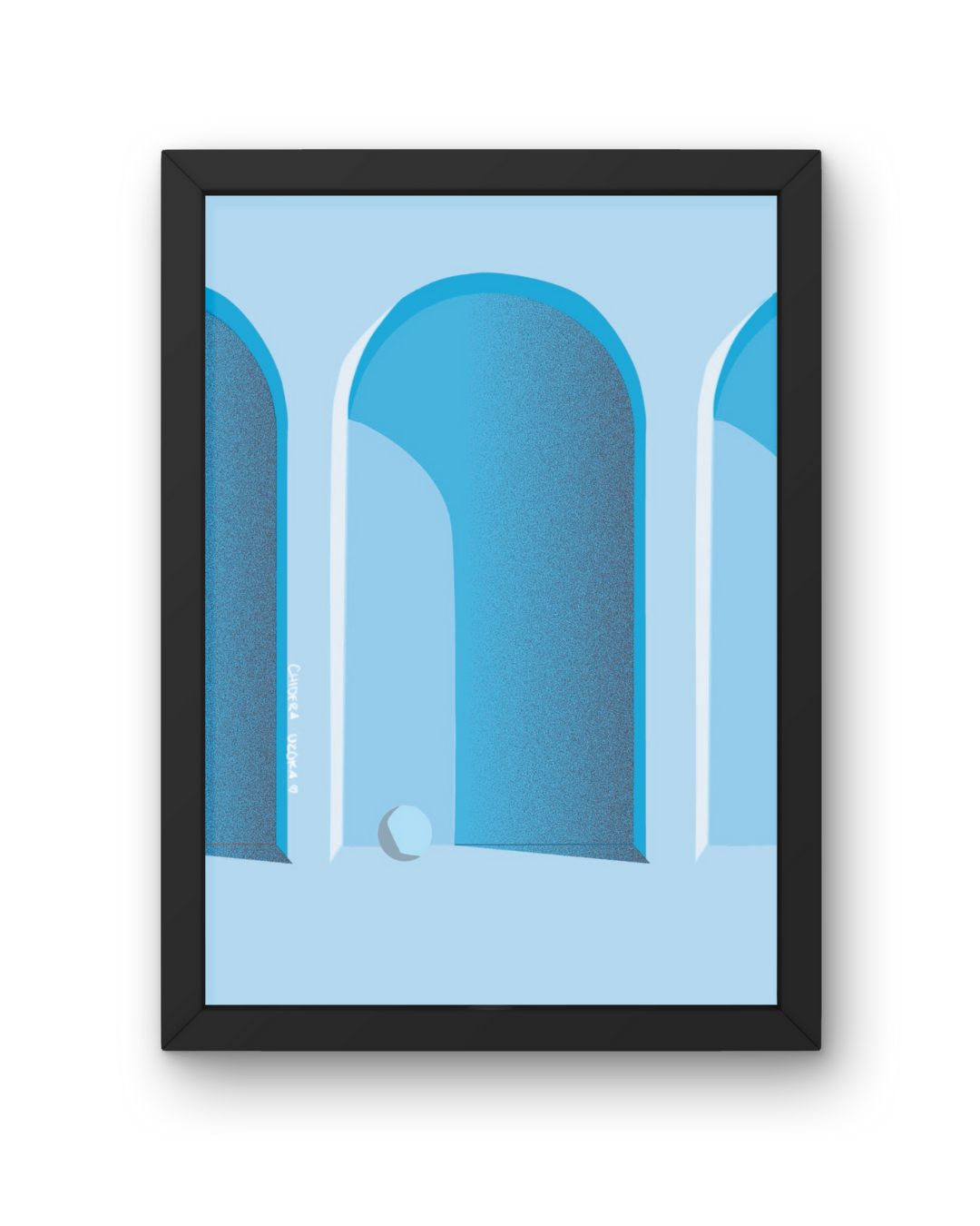 Blue Arches  - Custom Print and Poster