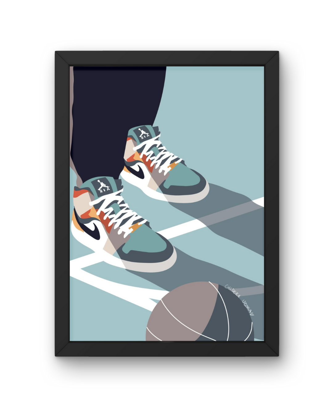 SNKR HEAD 1 – Custom Print & Poster | Sneaker Culture Wall Art