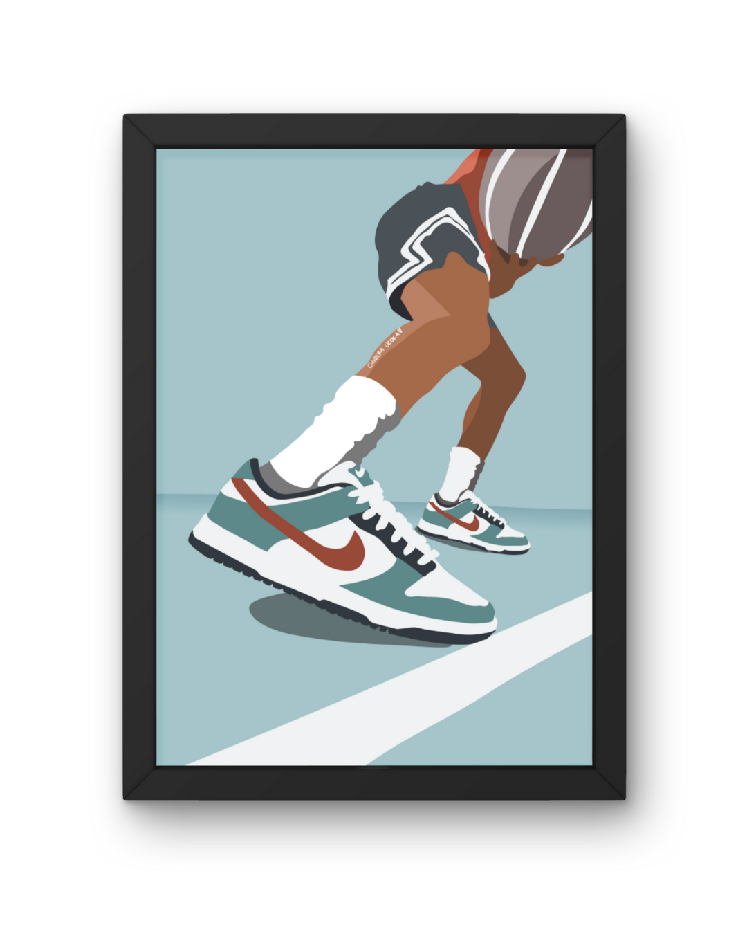 SNKR HEAD 5  - Custom print and poster