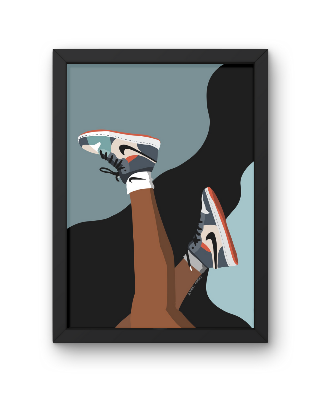 SNKR HEAD 3  - Custom print and poster