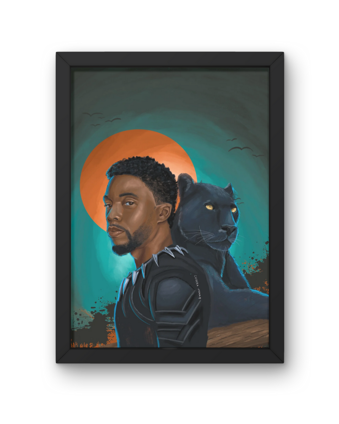 Chadwick Boseman Black Panther Art Print & Poster