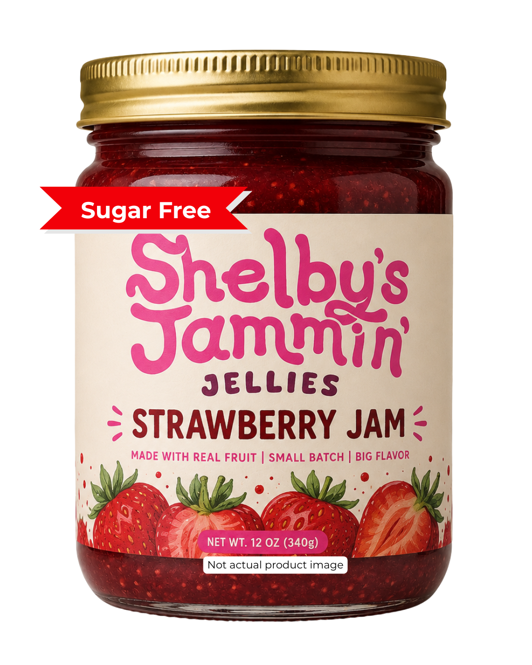 Strawberry Jam (Sugar Free)