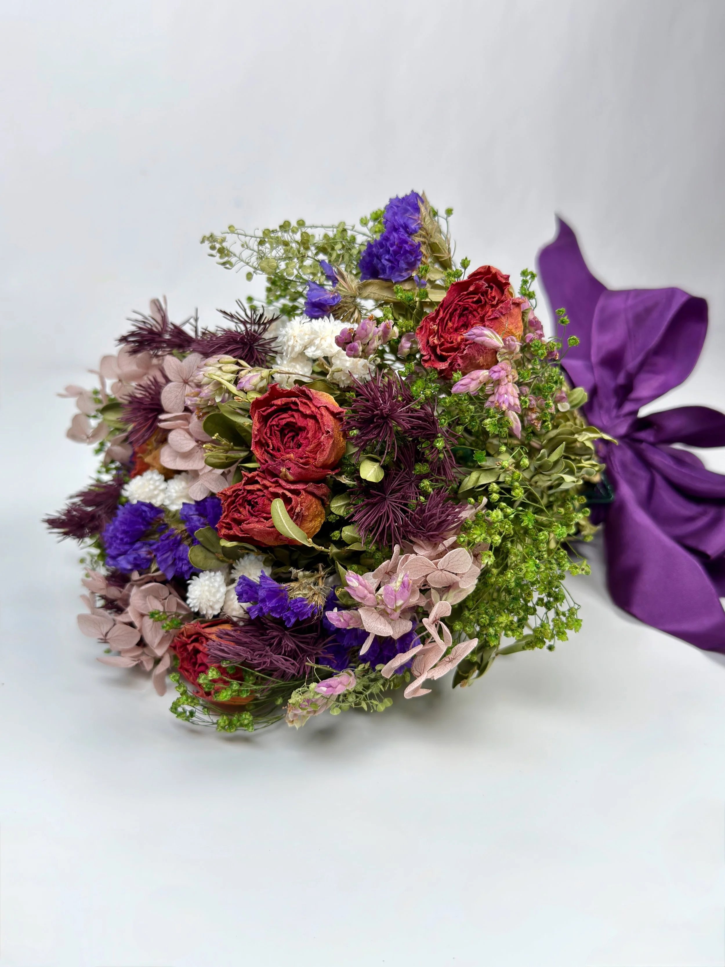 Air-Dried Rose and Lavender Bouquet