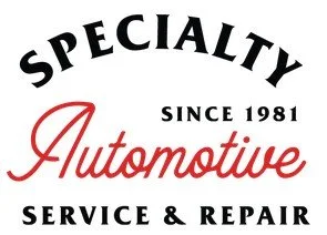 Logo for Specialty Automotive Service & Repair, established in 1981.