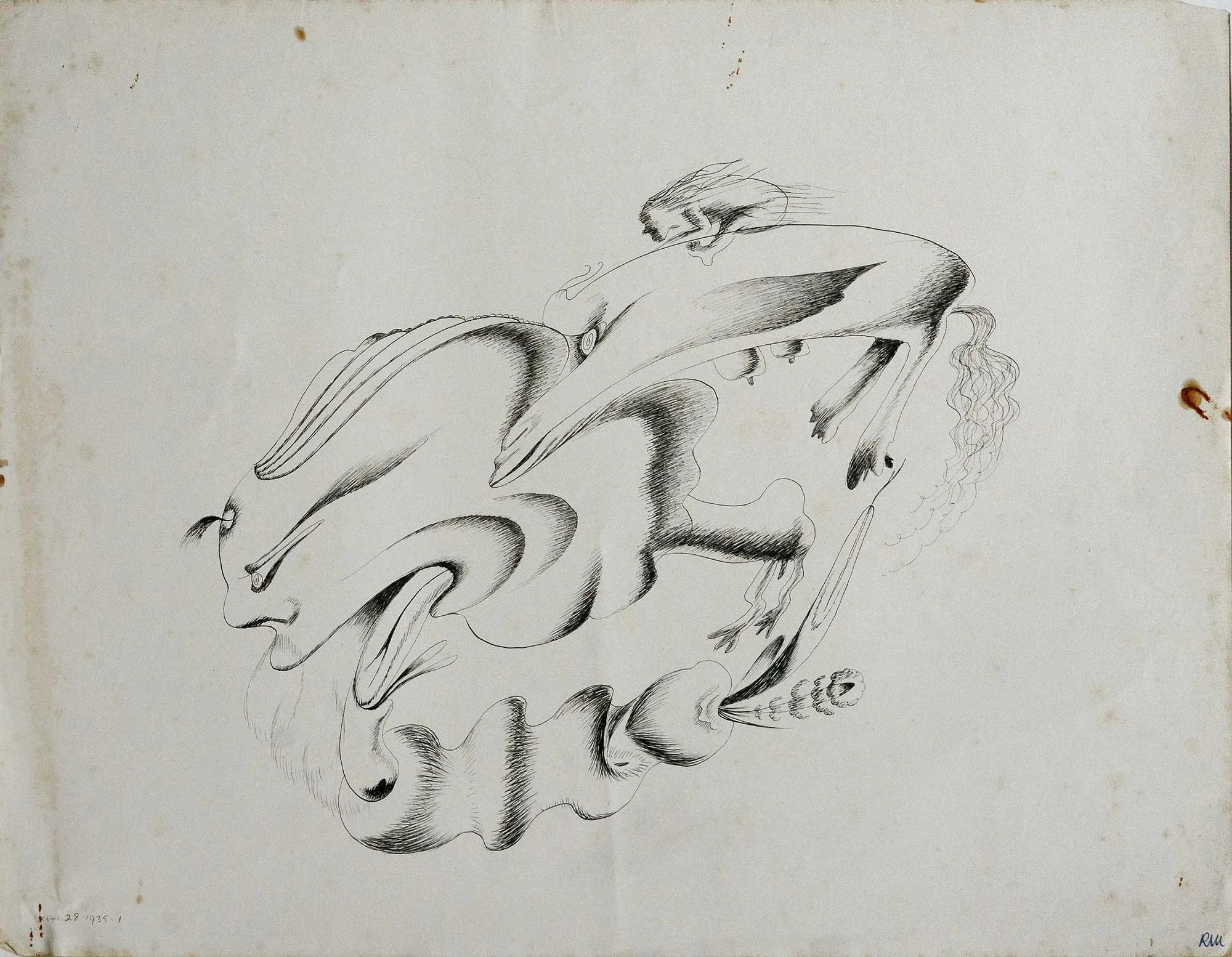 28.06.1935, 40x31cm, Untitled, Pen, RM