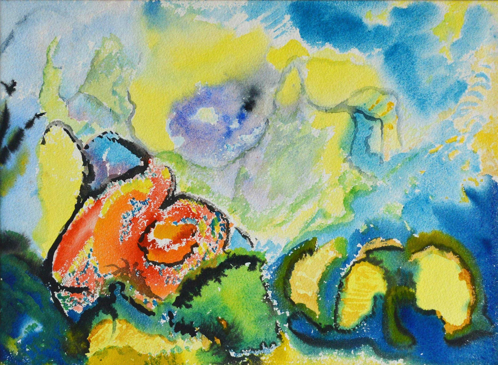 09.1961, 37x27cm, Switzerland, Watercolour, GW Pailthorpe