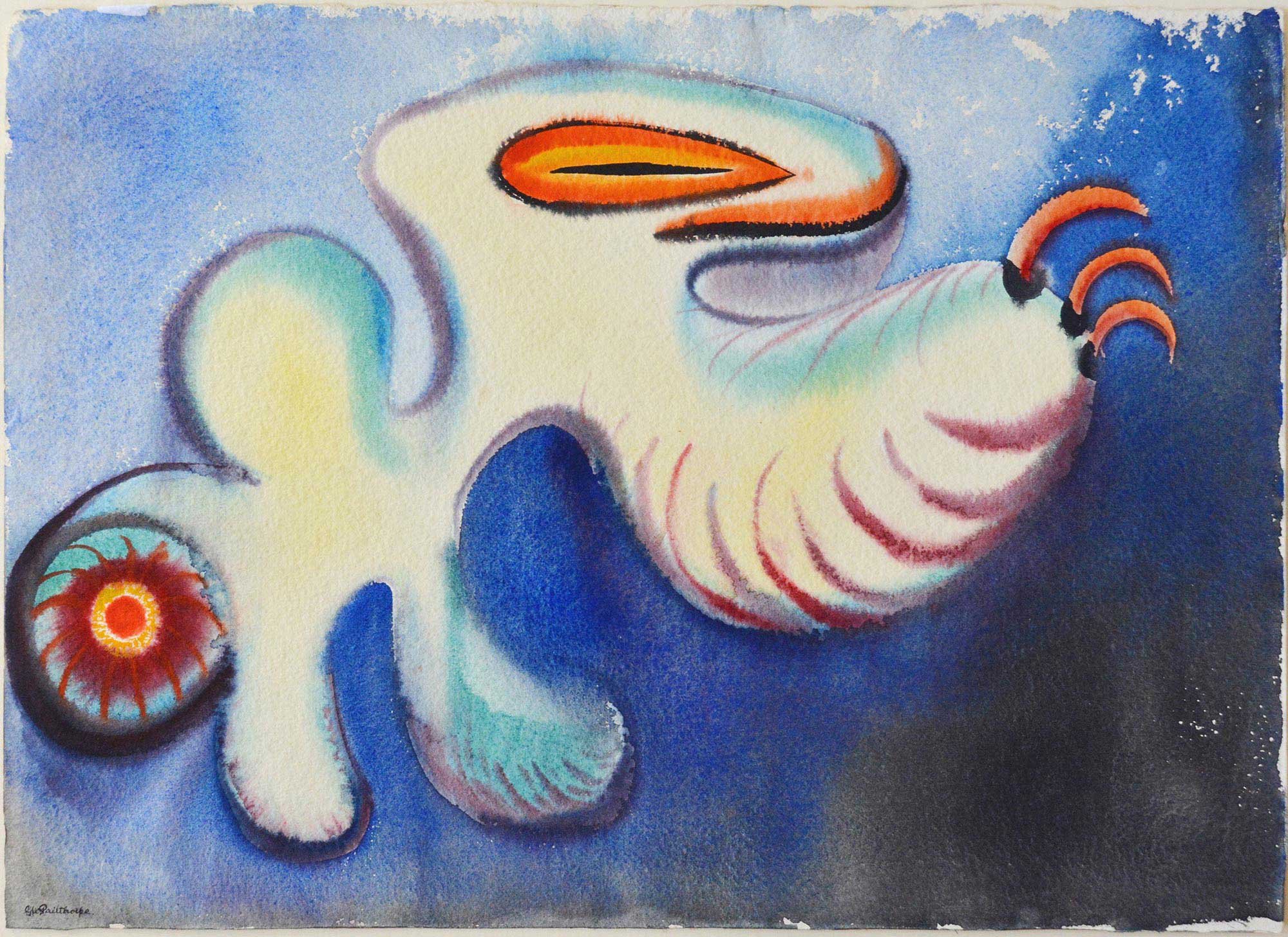 14.05.1938, 37x27cm, Untitled, Watercolour. GW Pailthorpe