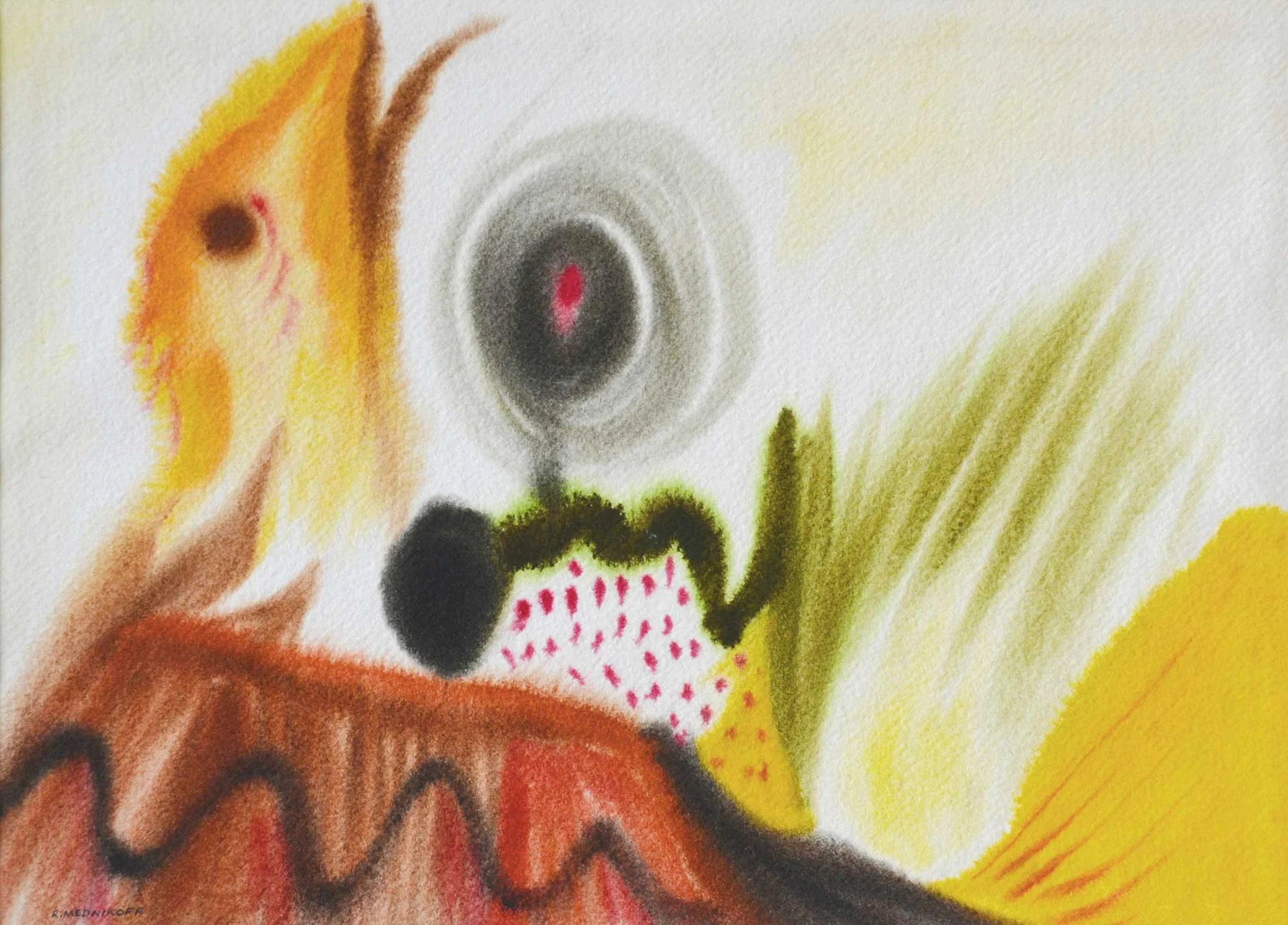 11.08.1946, 37x27cm, No6, Watercolour, R Mednikoff.