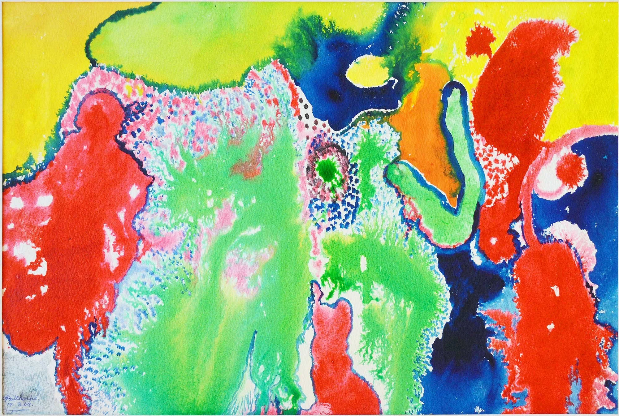 17.03.1969, 57x38cm, Untitled, Watercolour, GW Pailthorpe