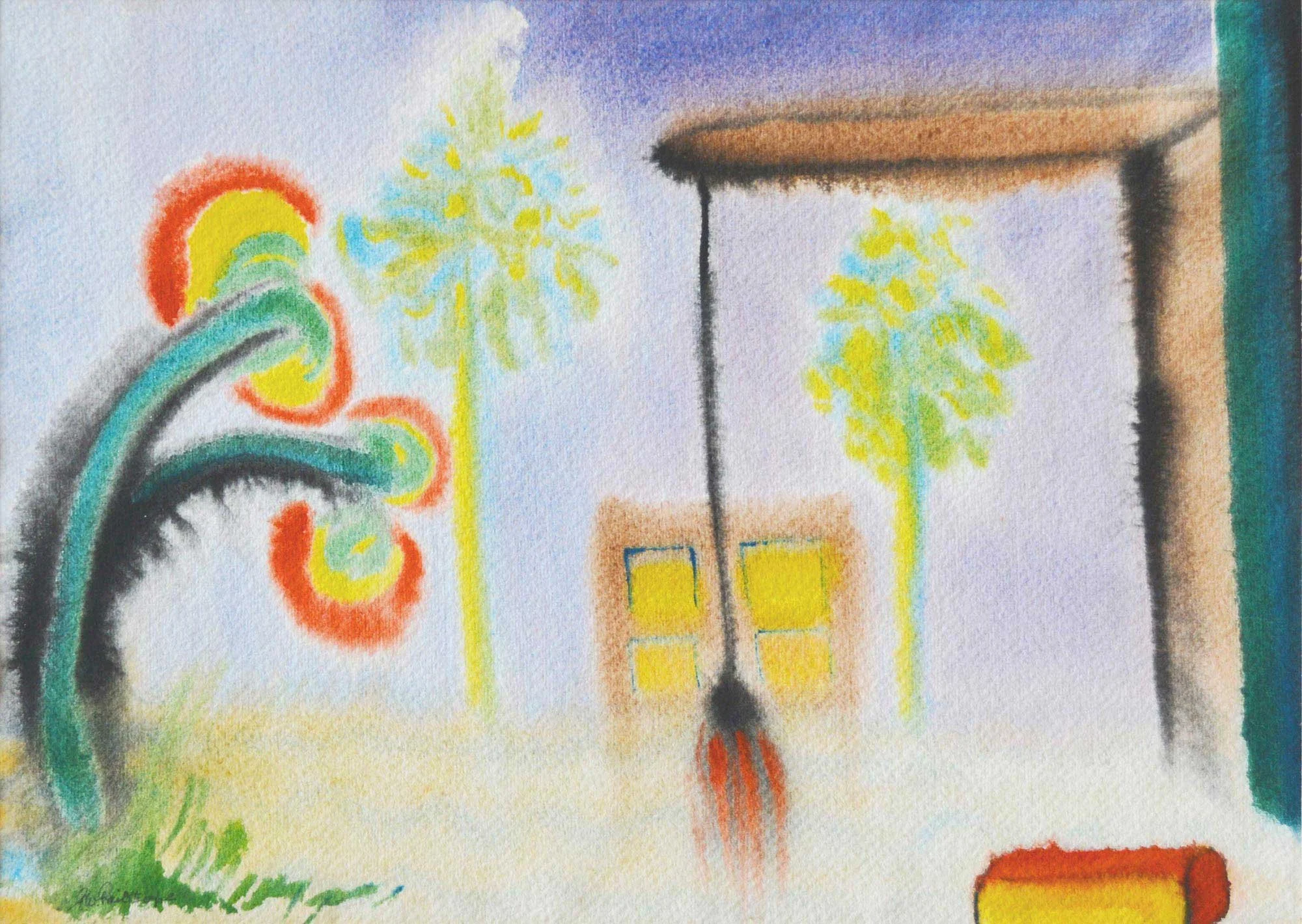 22.07.1945, 37x27cm, No1, Watercolour, GW Pailthorpe