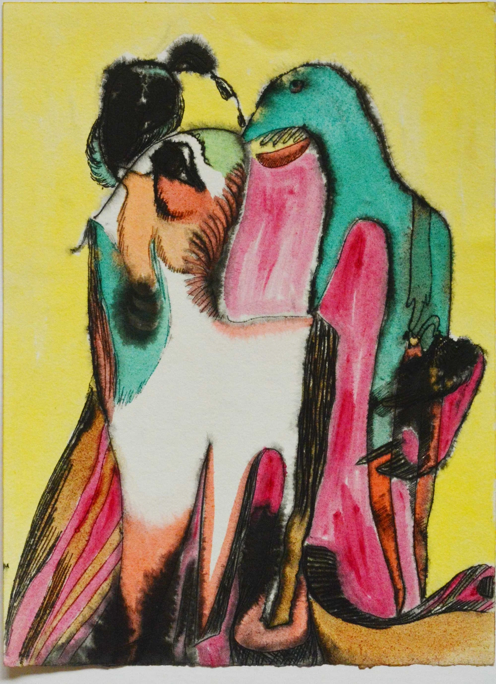 30.07.1946, 25x34cm, Untitled, Watercolour, R M