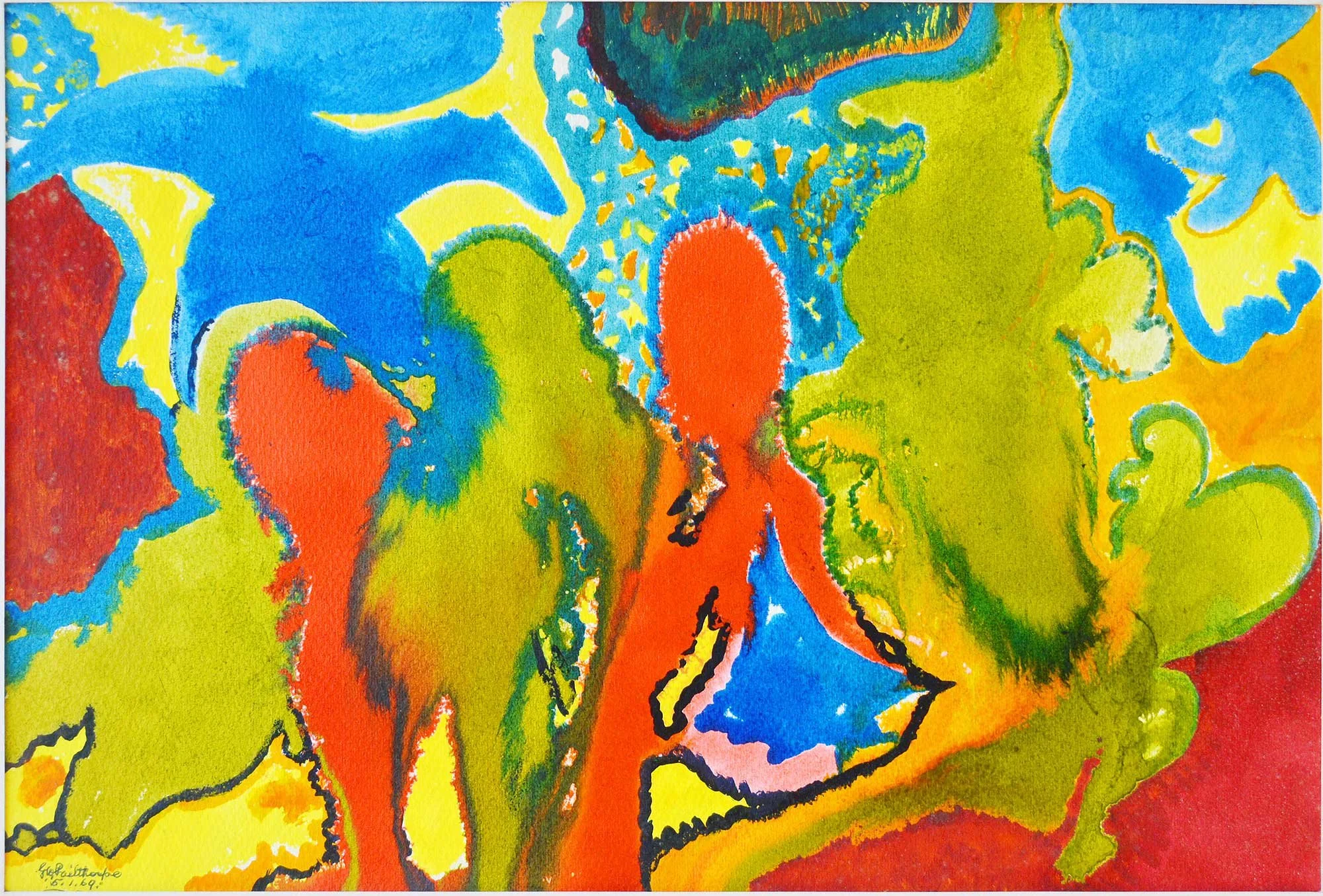 01.05.1969, 57x38cm, Untitled, Watercolour, GW Pailthorpe