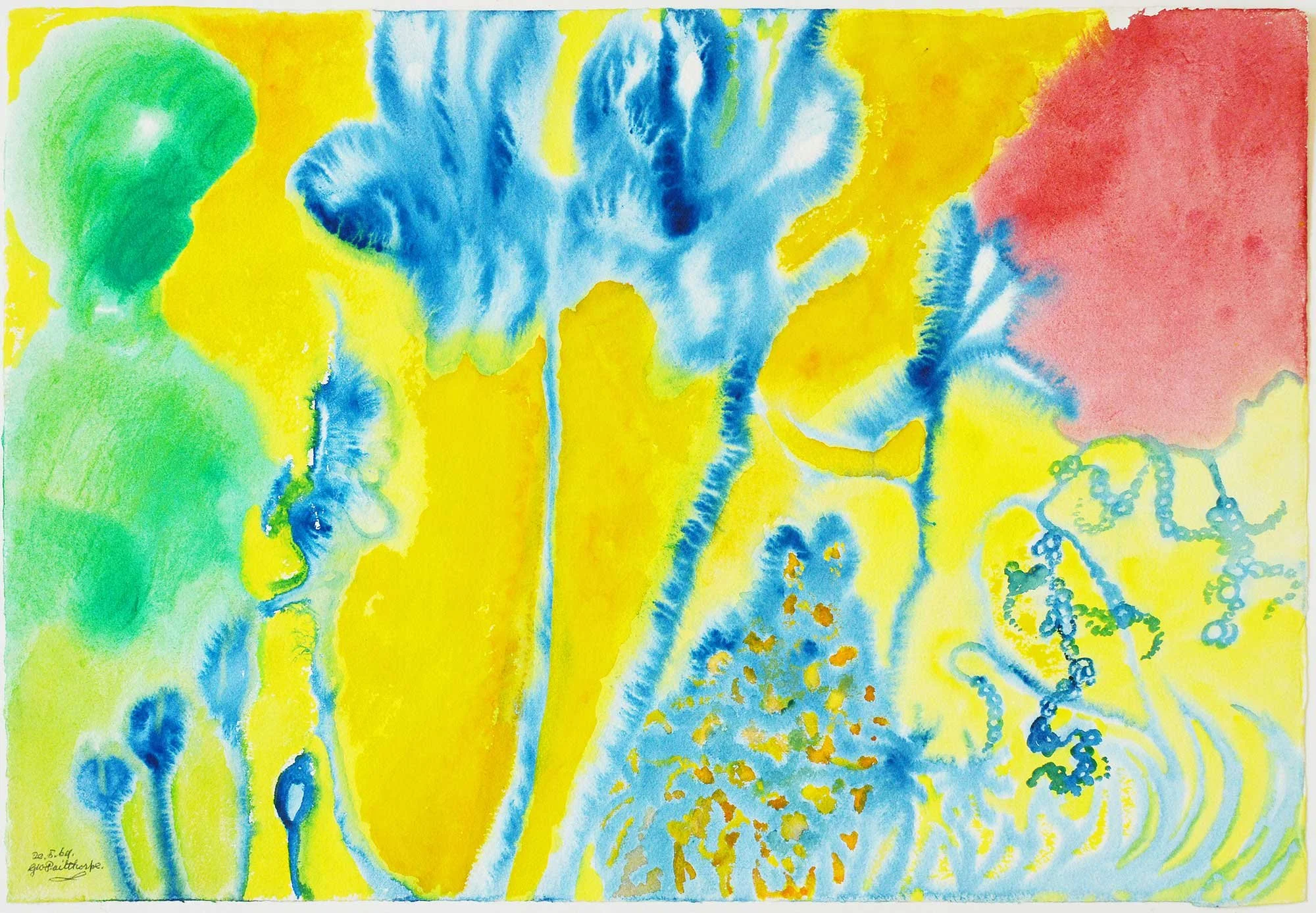 20.05.1969, 57x38cm, Untitled, Watercolour, GW Pailthorpe