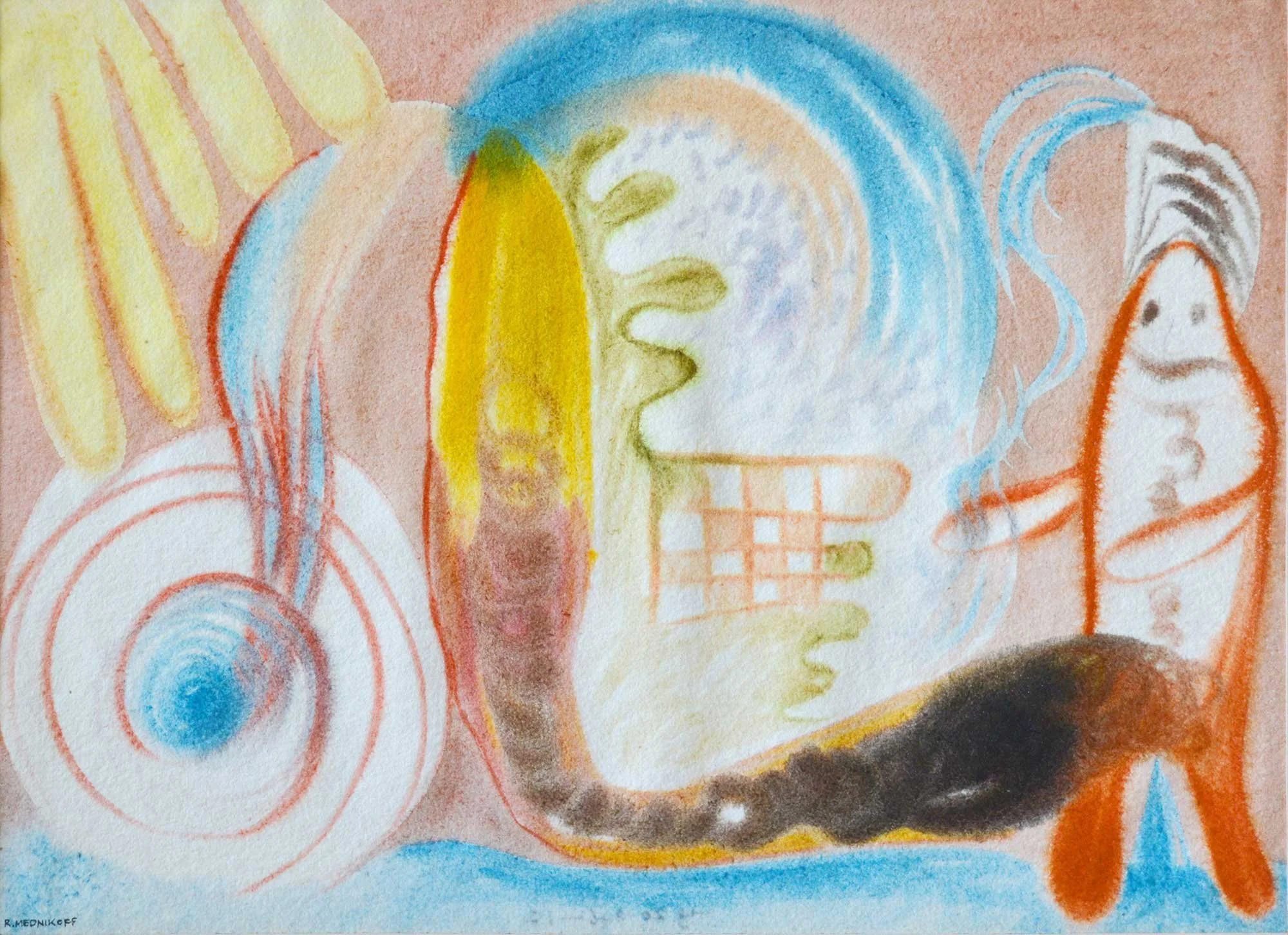 20.08.1946, 37x27cm, No12, Watercolour, R Mednikoff