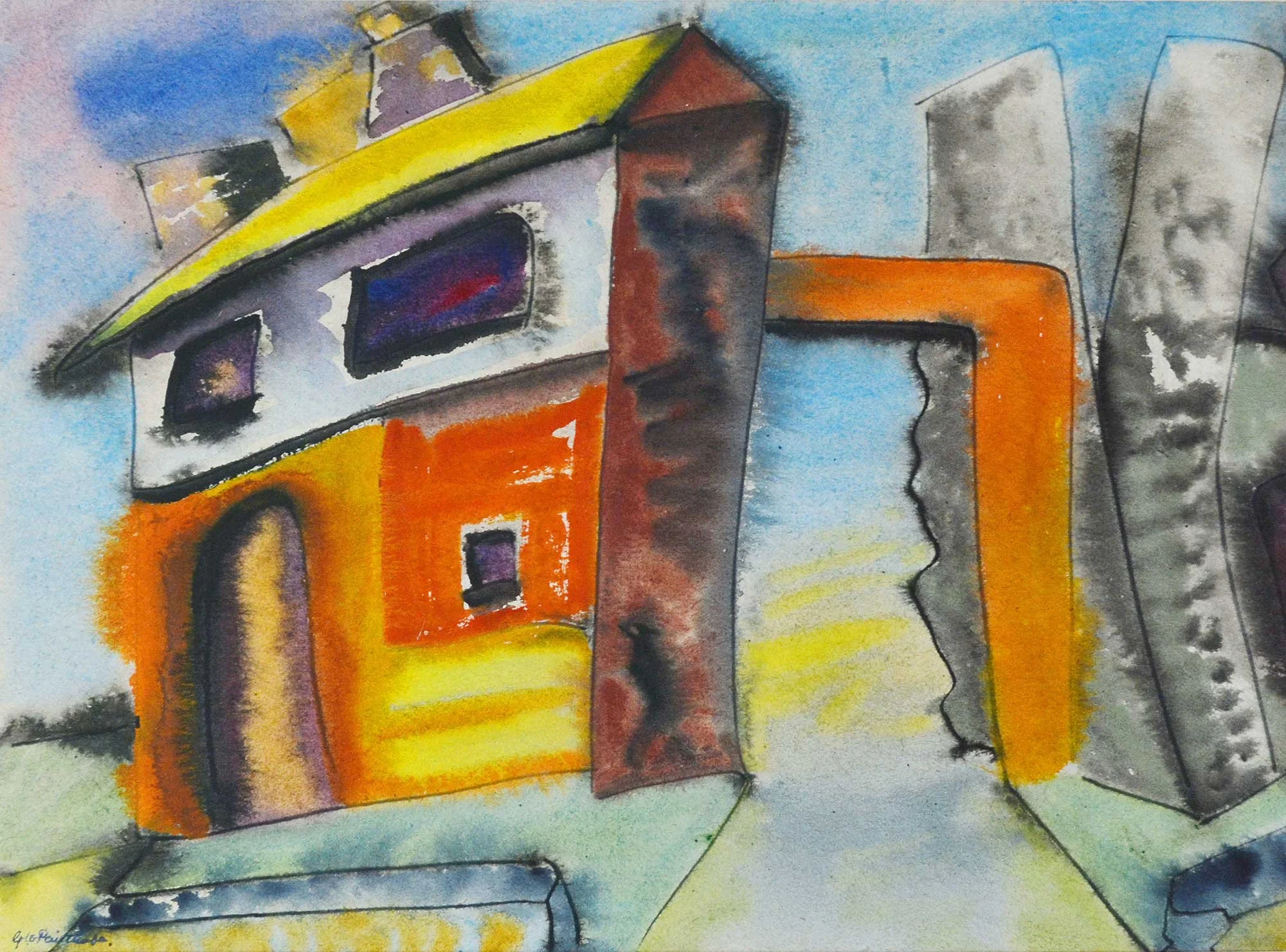 05.1949, 37x27cm, The Gateway - Cromer, GW Pailthorpe