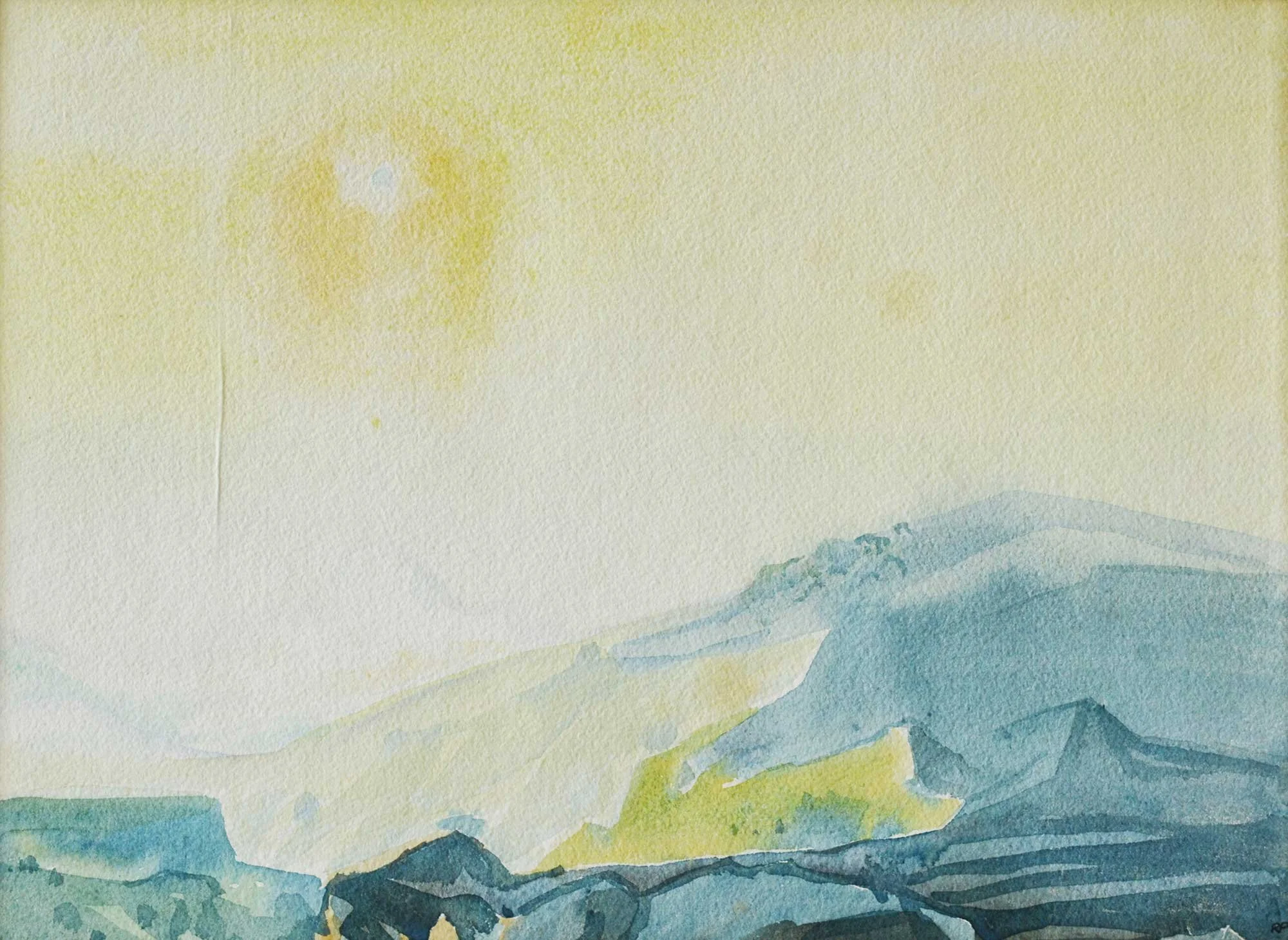 09.1961, 37x27cm, Switzerland, Watercolour, Unsigned (RP?)