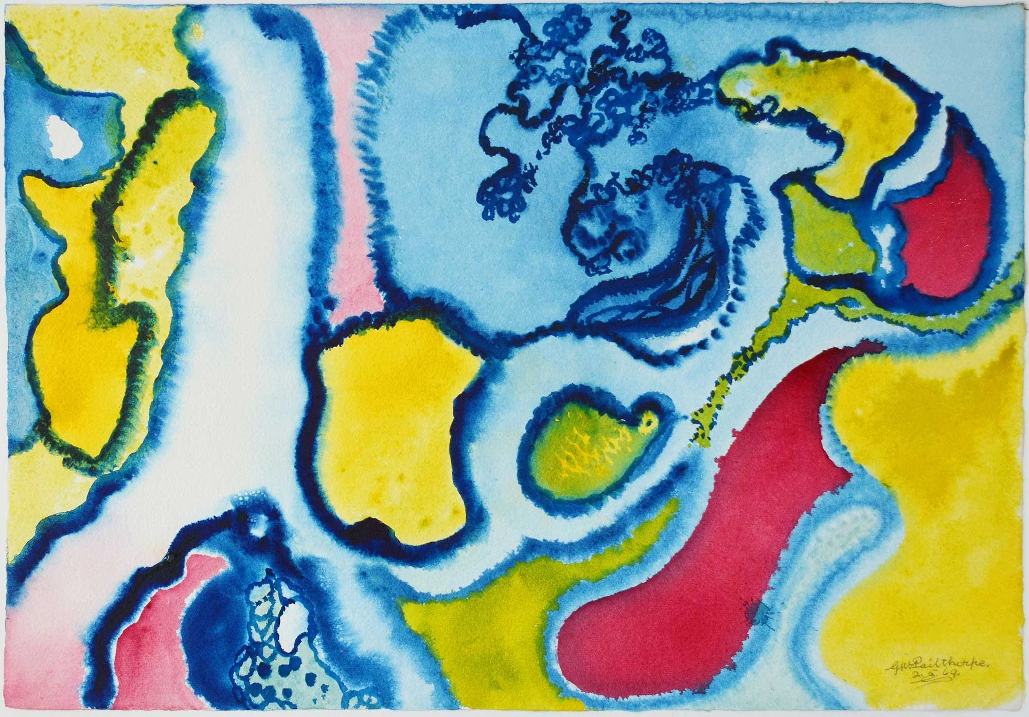 02.05.1969, 57x38cm, Untitled, Watercolour, GW Pailthorpe