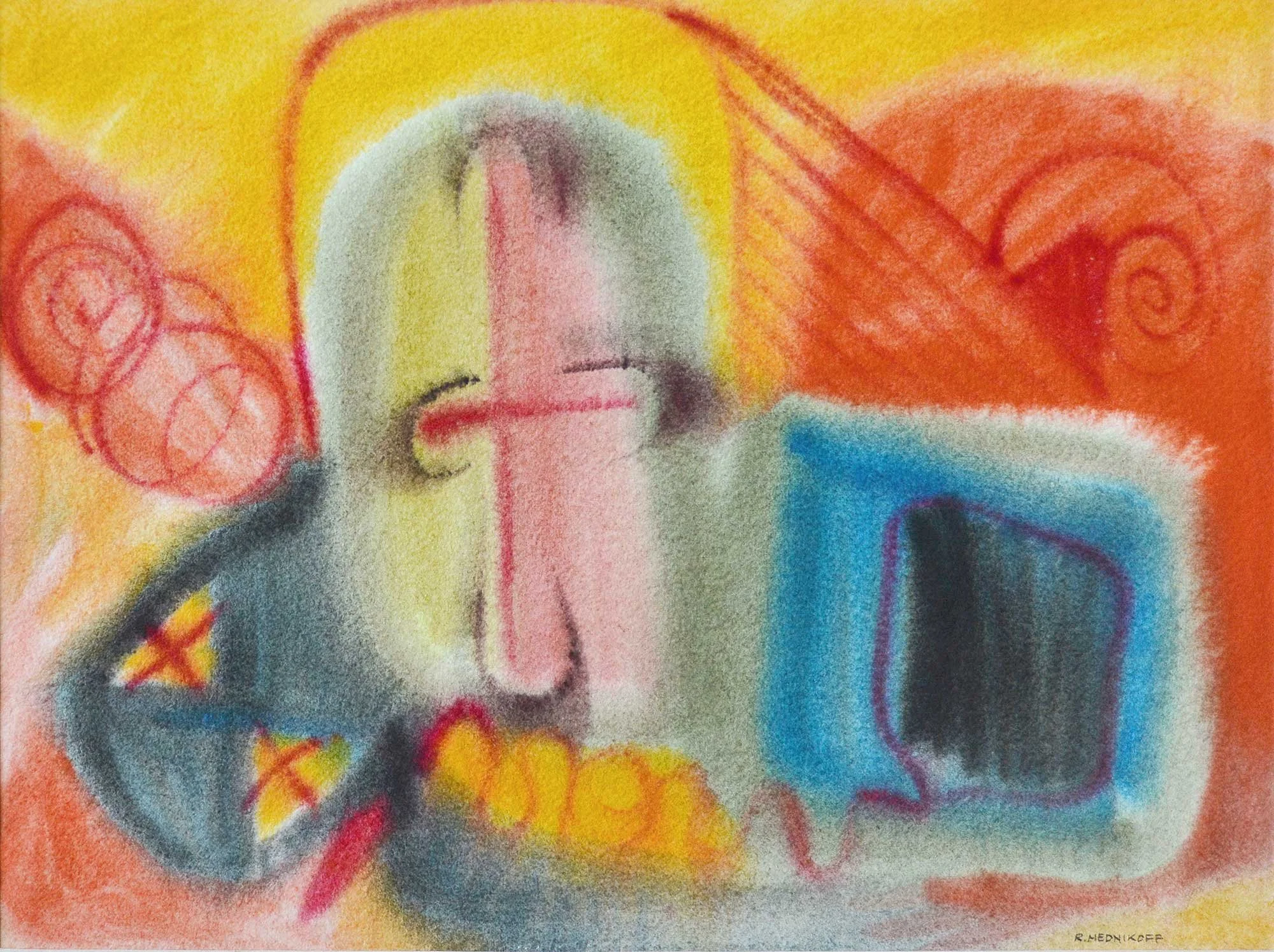 20.08.1946, 37x27cm, No8, Watercolour, R Mednikoff