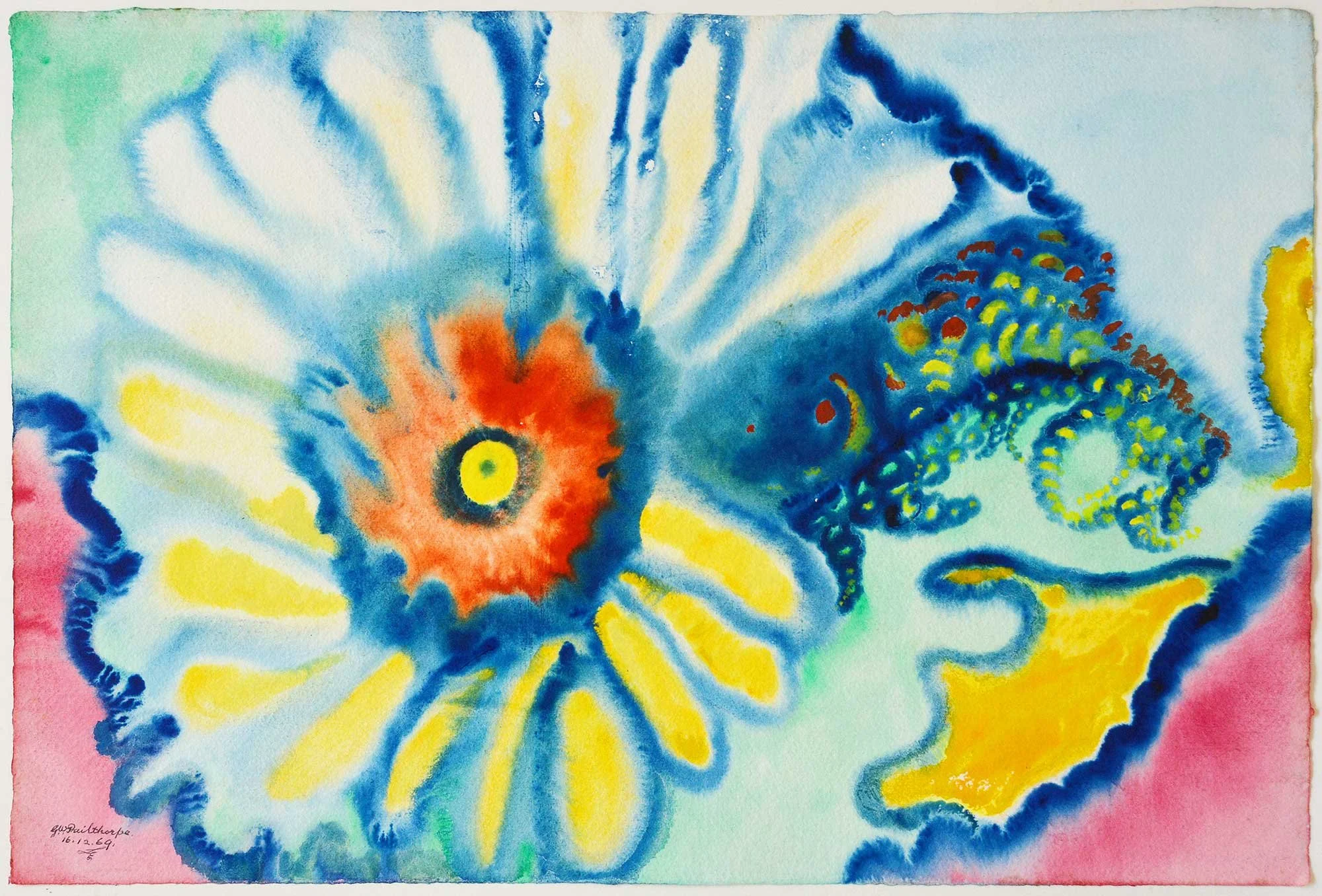 16.12.1969, 57x38cm, Untitled, Watercolour, GW Pailthorpe