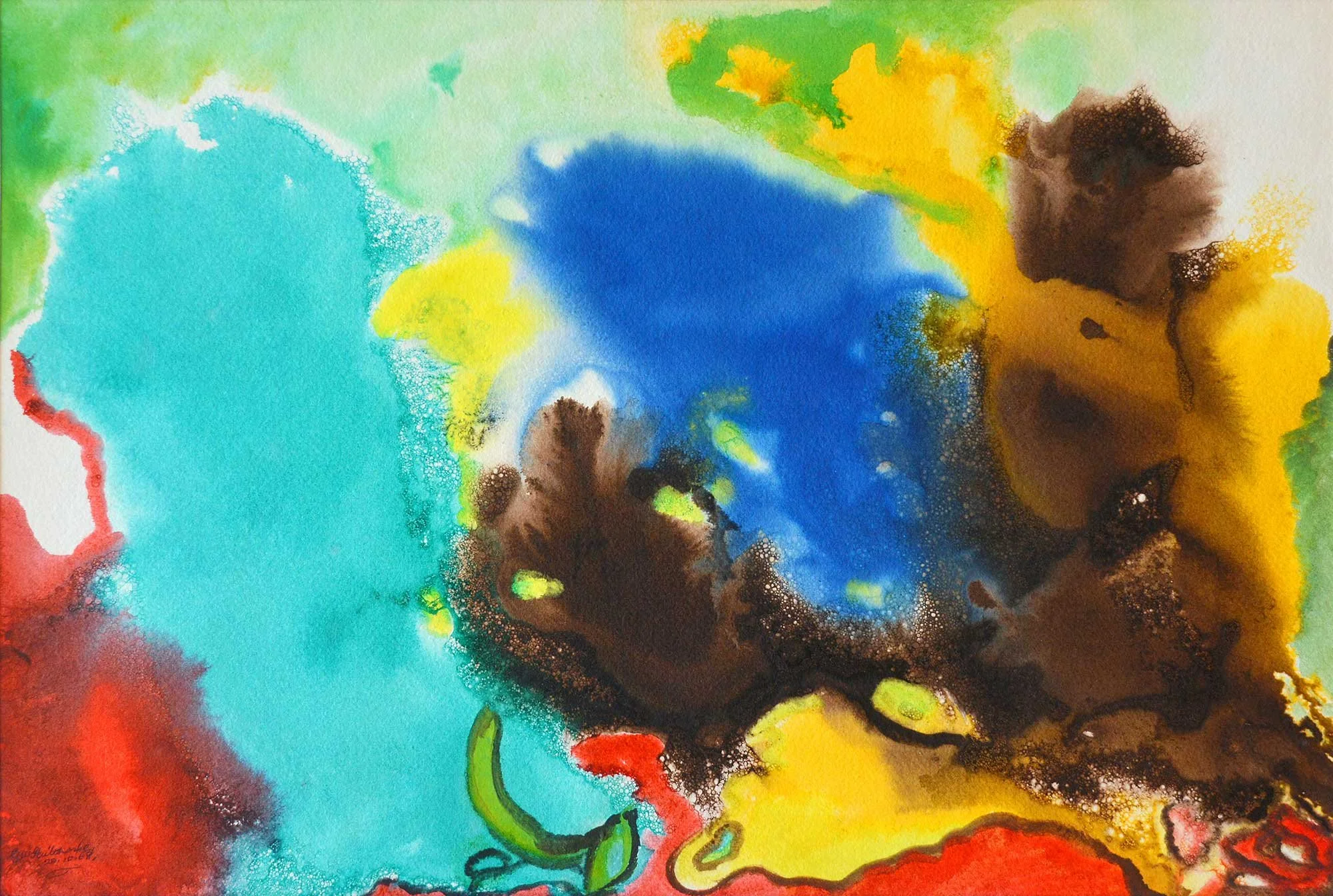 20.10.1968, 57x38cm, Untitled, Watercolour, GW Pailthorpe